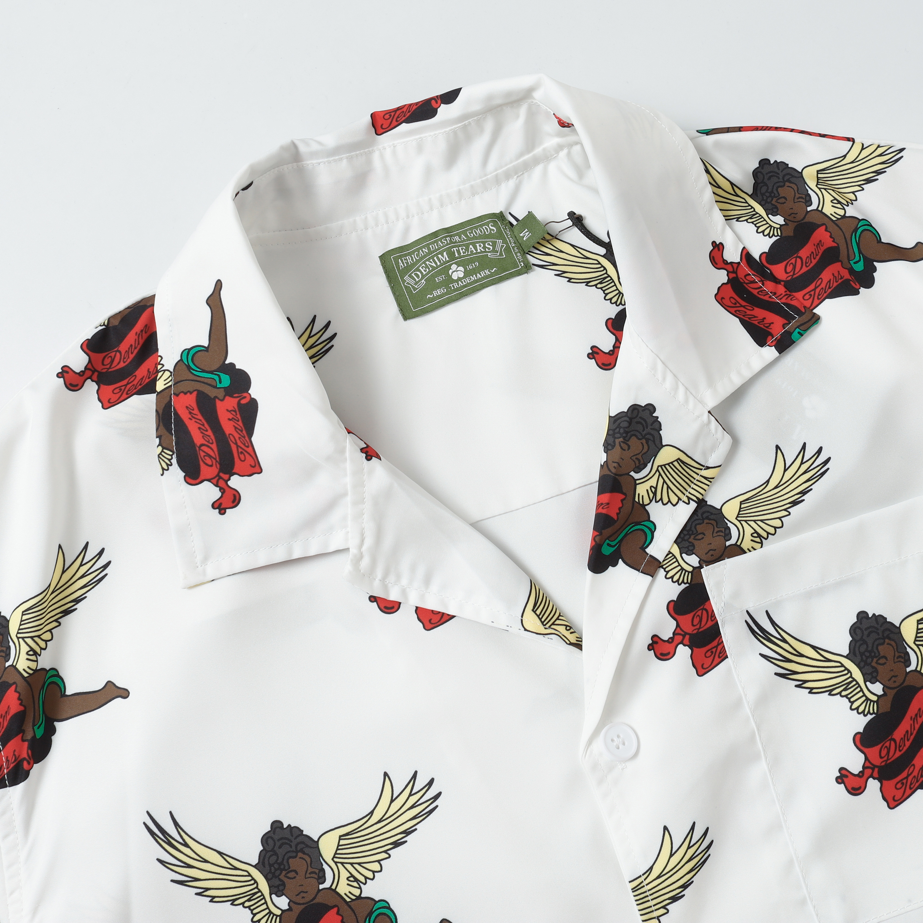 Denim Tears Short-Sleeve Set YL#382-8612 White