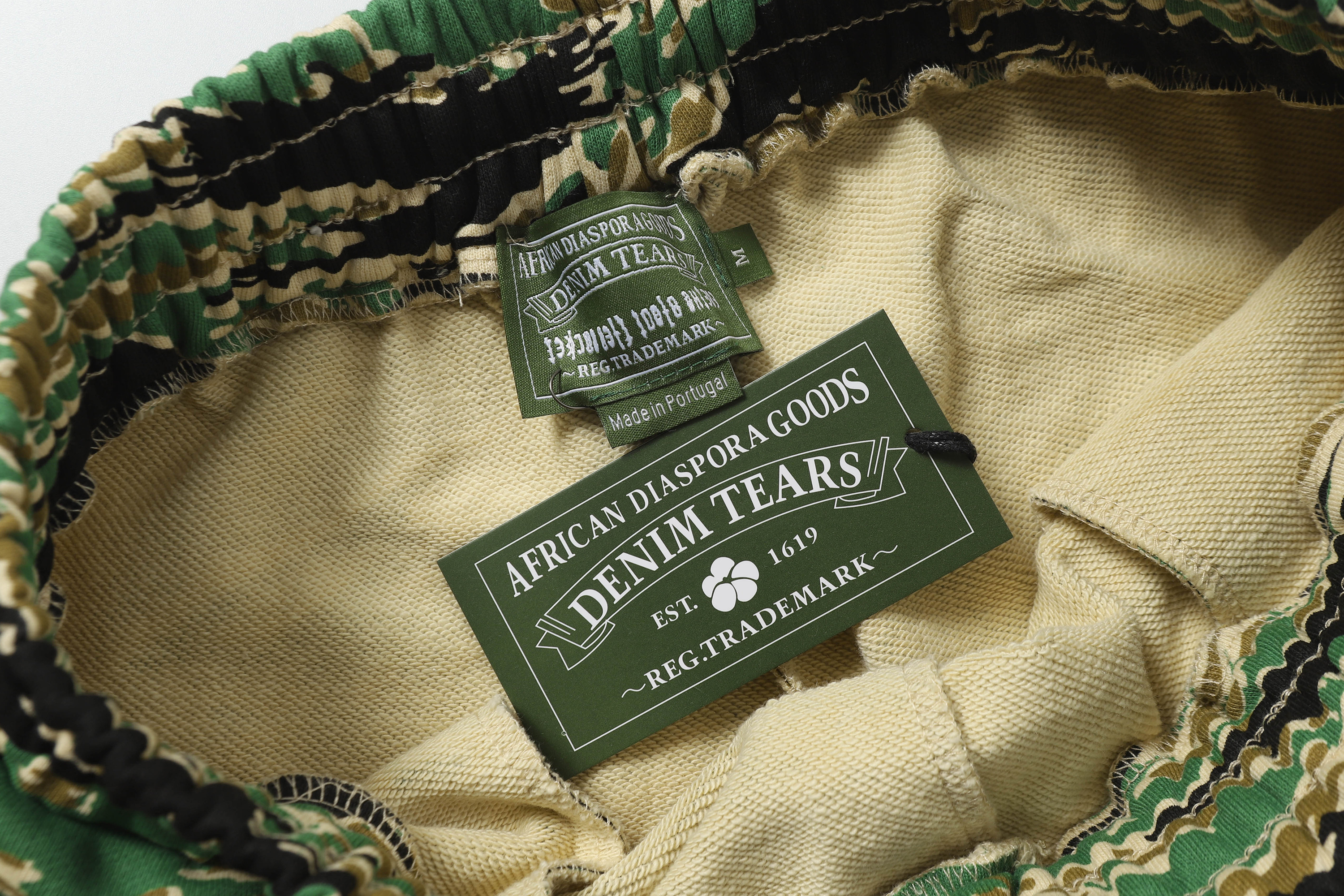 Denim Tears Short-Sleeve Set YL#208-8208 Camouflage Green