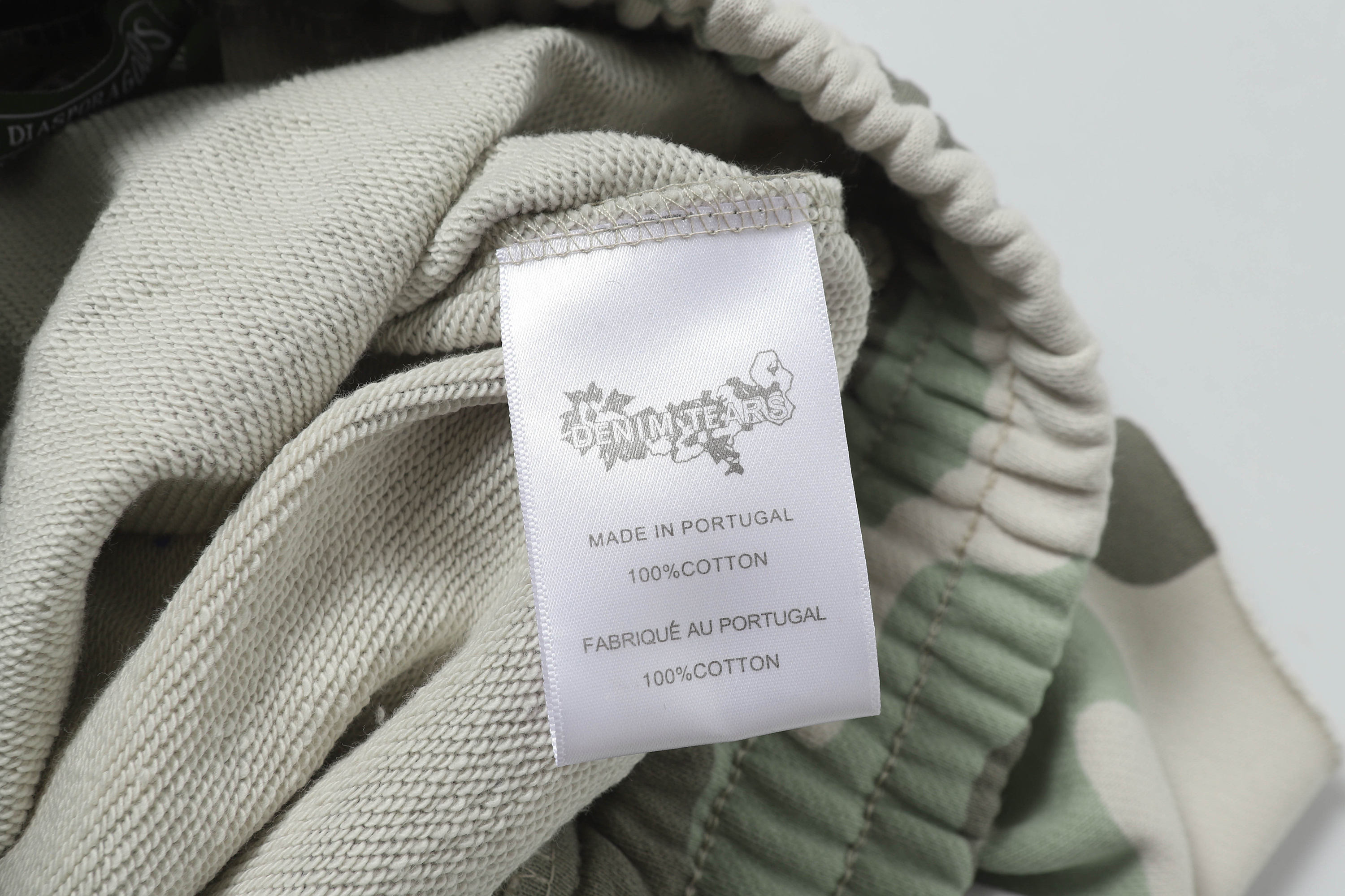 Denim Tears Short-Sleeve Set YL#208-8208 Camouflage Grey