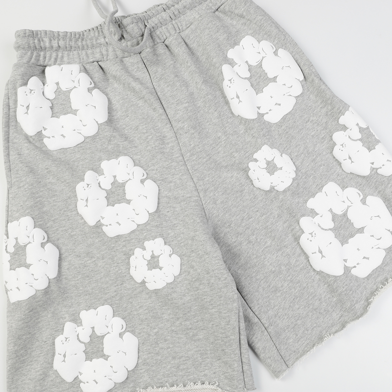 Denim Tears Short-Sleeve Set YL#291-8601 Light Gray