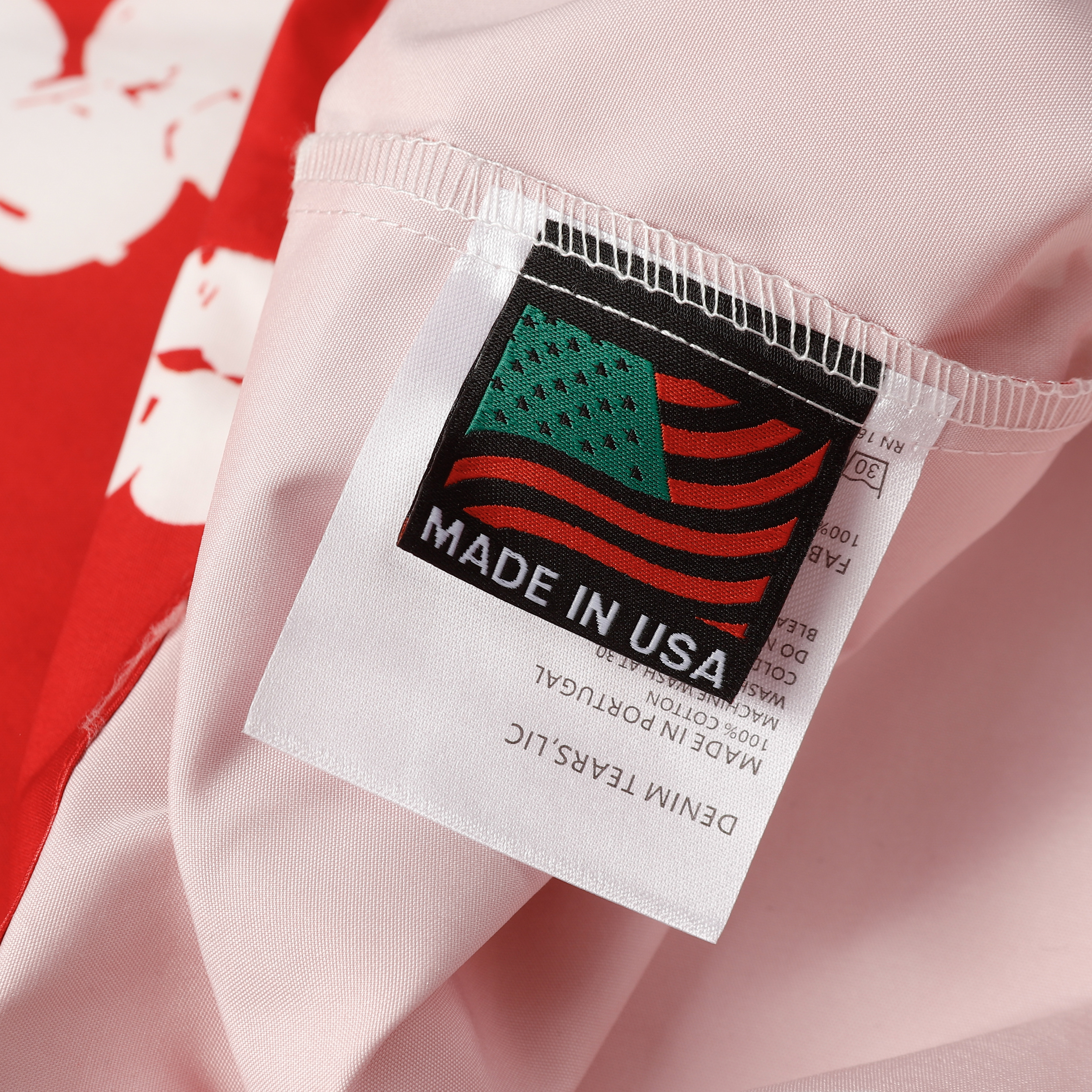 Denim Tears Short-Sleeve Set YL#386-8203 Red