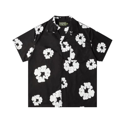 Denim Tears Short-Sleeve Set YL#386-8203 Black 02