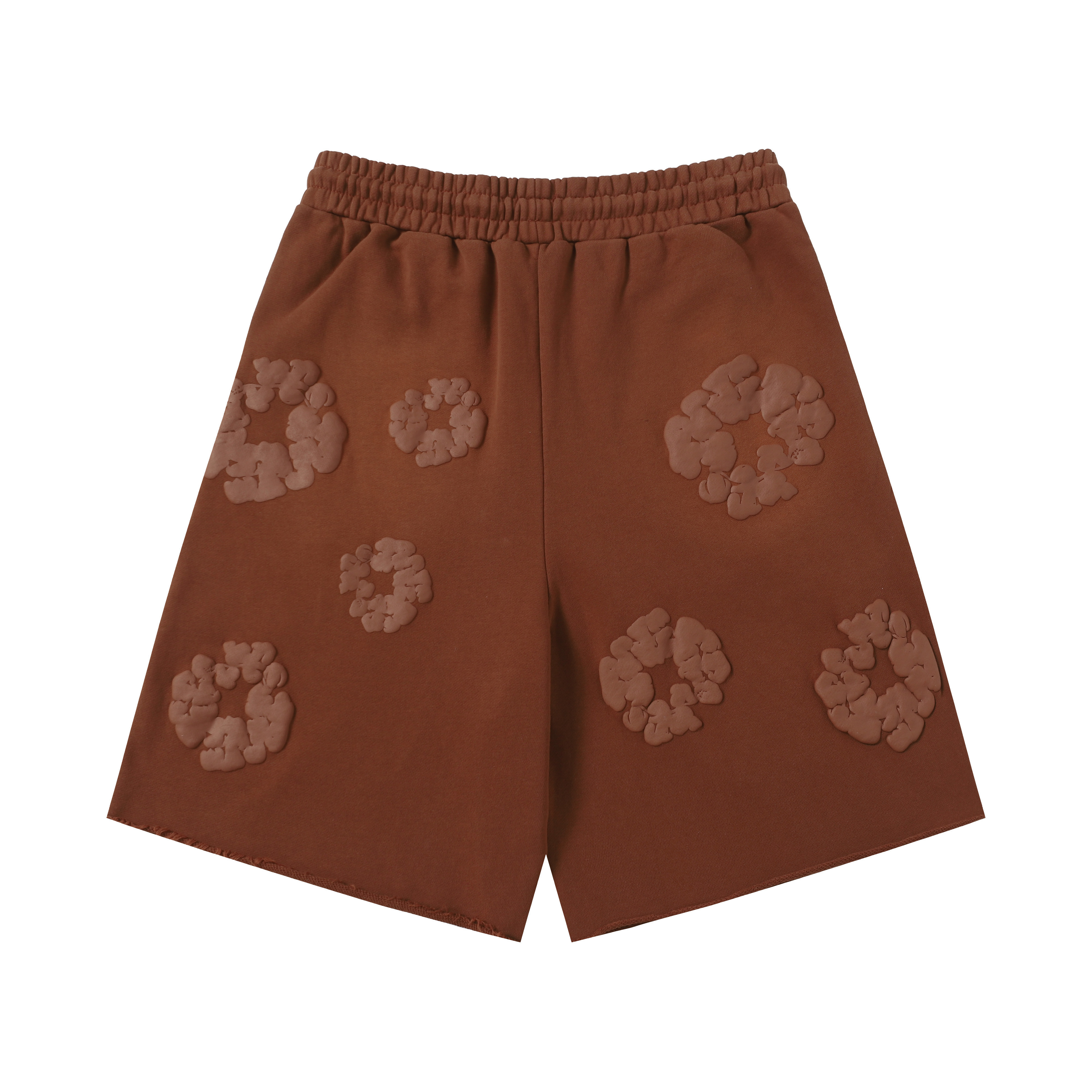 Denim Tears The Cotton Wreath Shorts YL#8623 Brown
