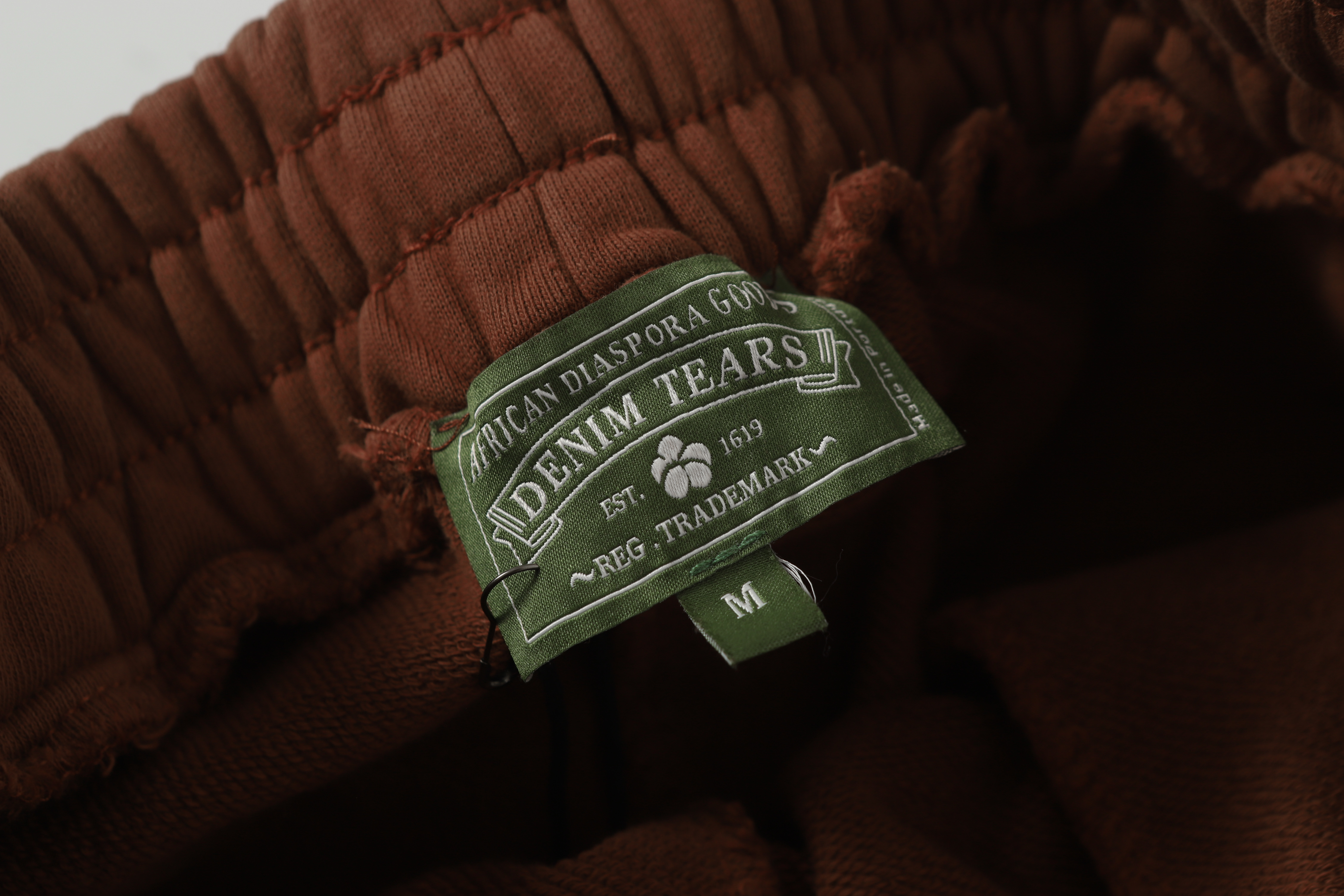 Denim Tears The Cotton Wreath Shorts YL#8623 Brown