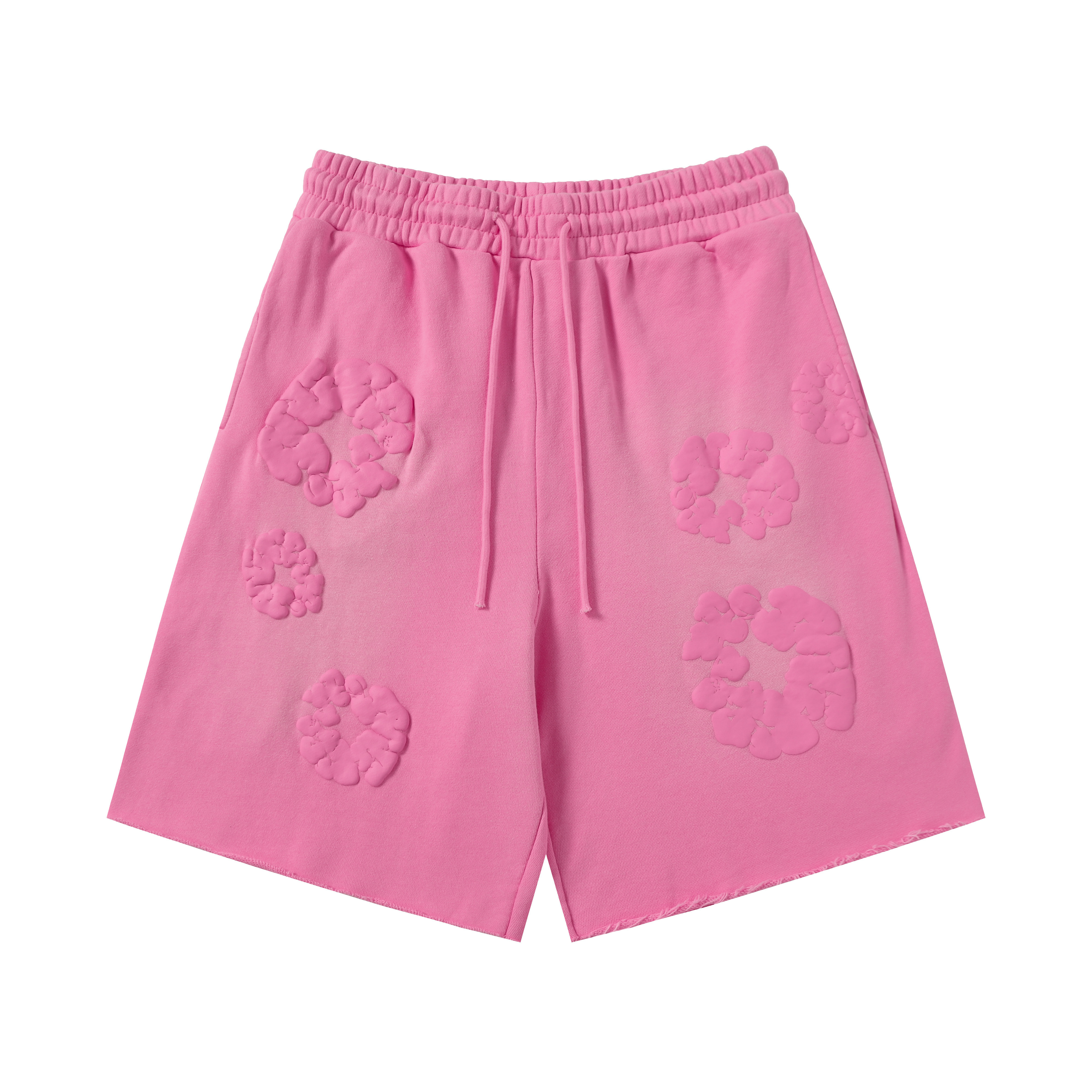 Denim Tears The Cotton Wreath Shorts YL#8623 Pink
