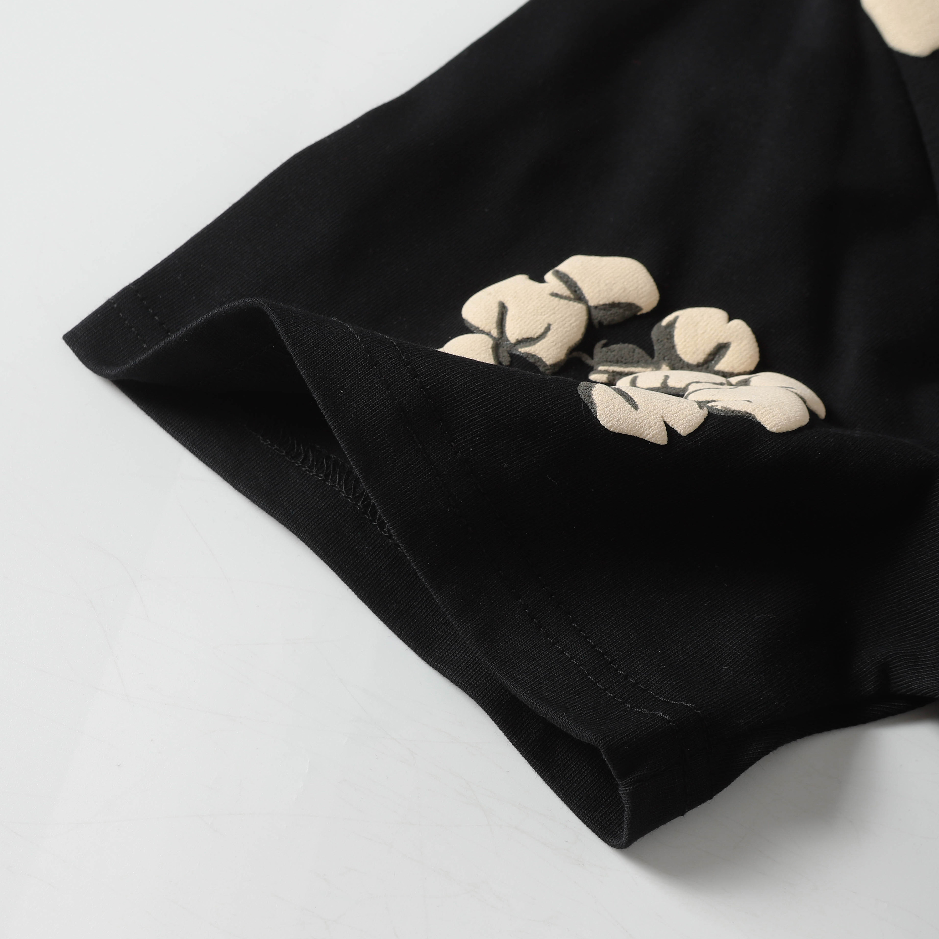 Denim Tears Short-Sleeve Set YL#201-8201 Black