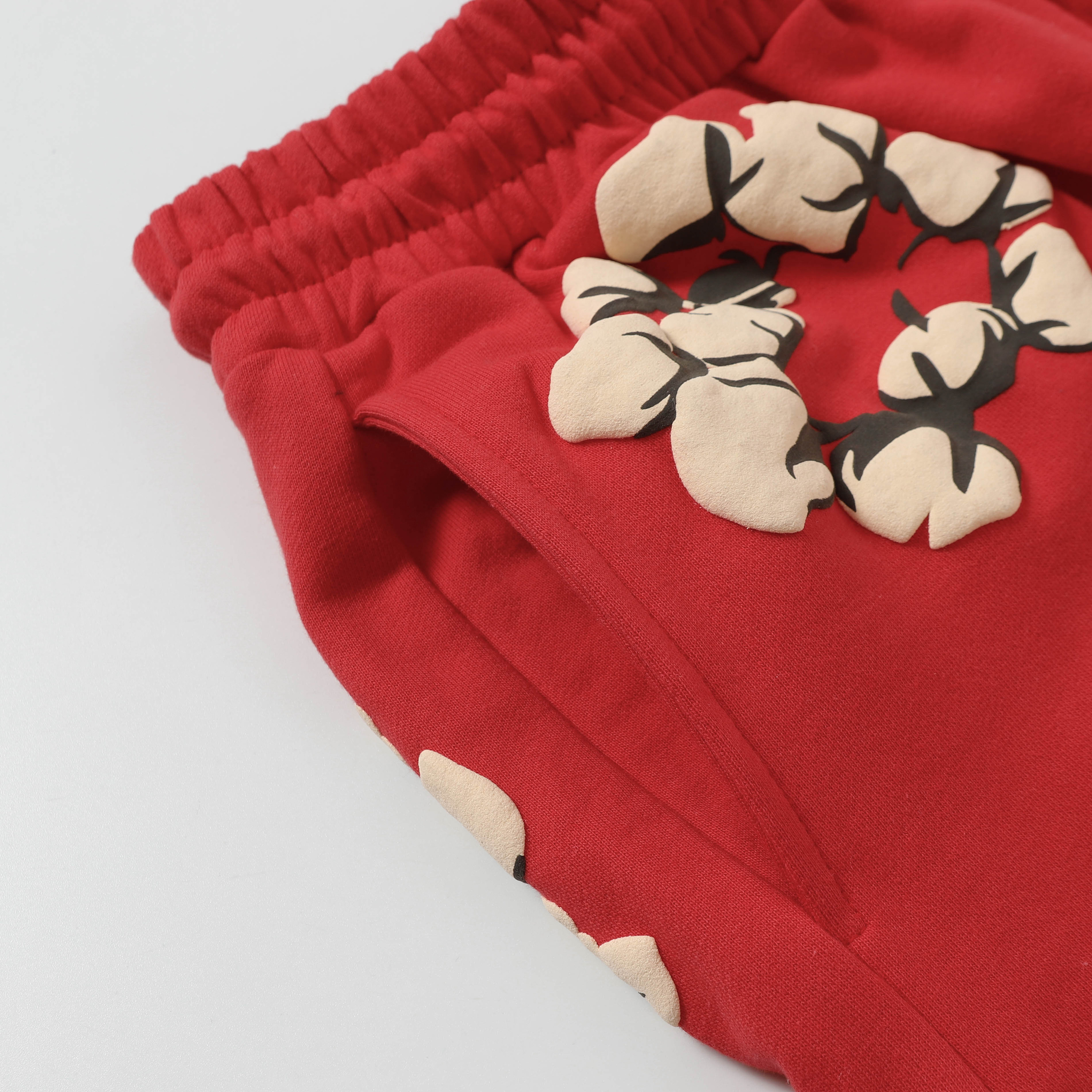 Denim Tears Short-Sleeve Set YL#201-8201 Red