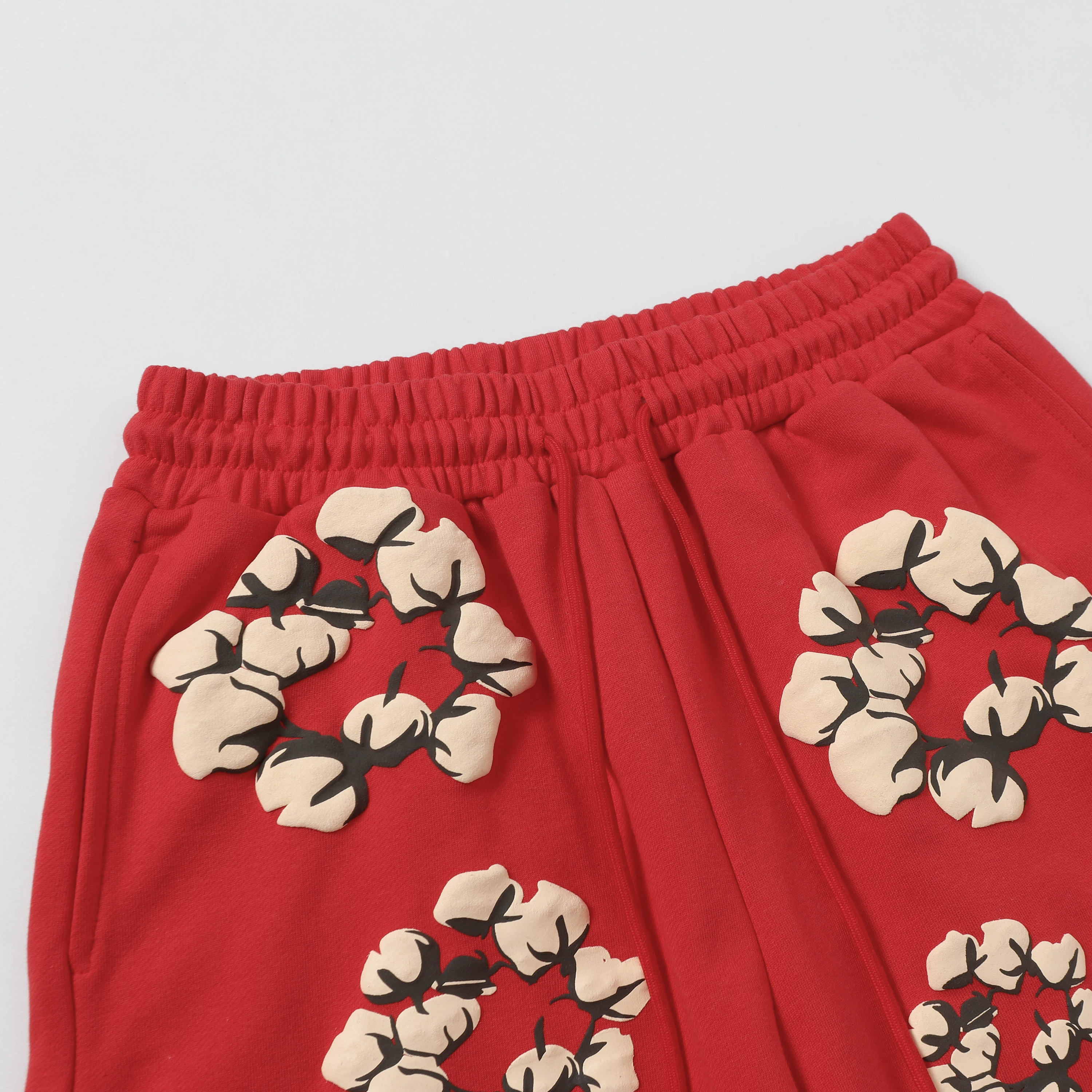 Denim Tears Short-Sleeve Set YL#201-8201 Red