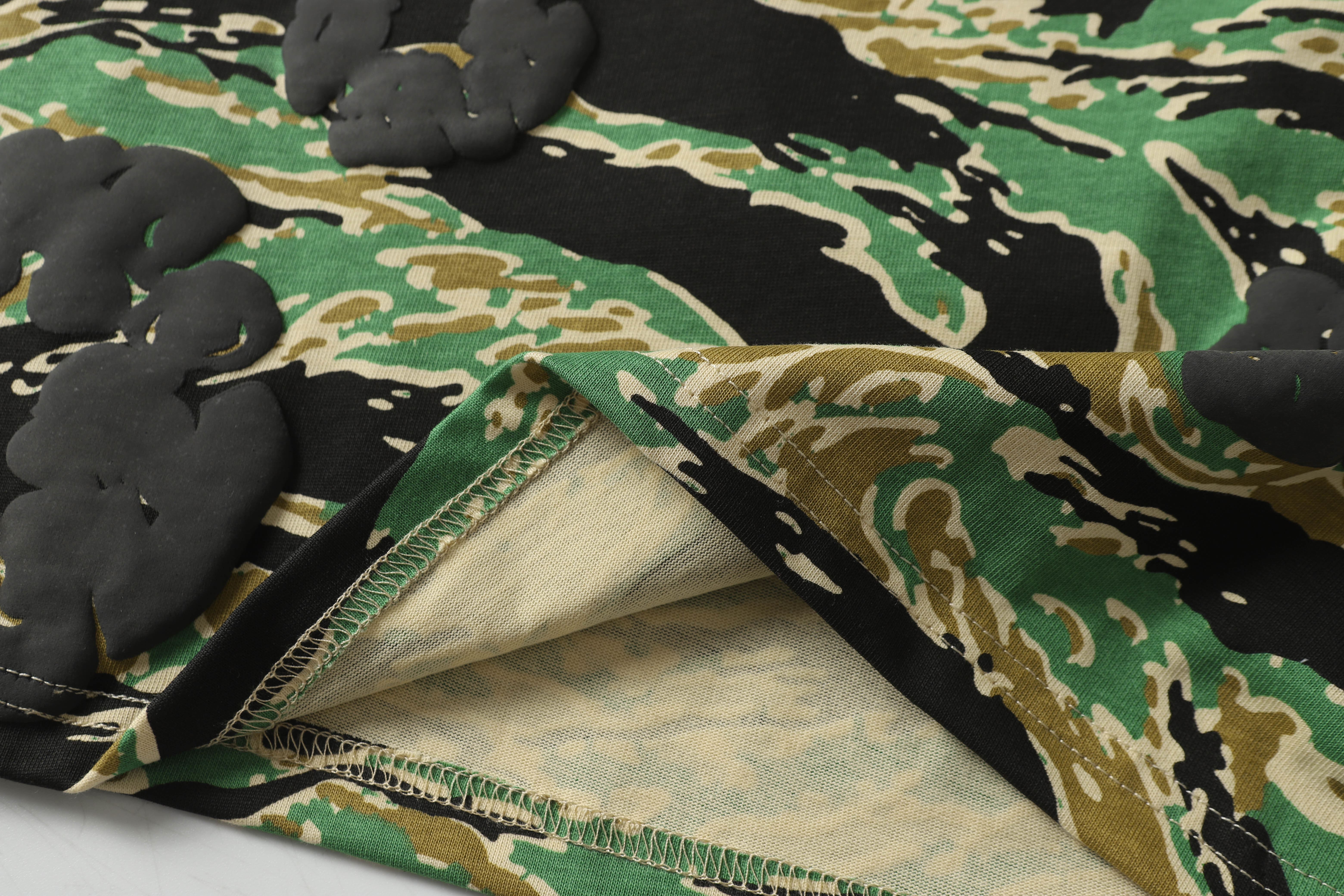 Denim Tears Short-Sleeve Set YL#208-8208 Camouflage Green