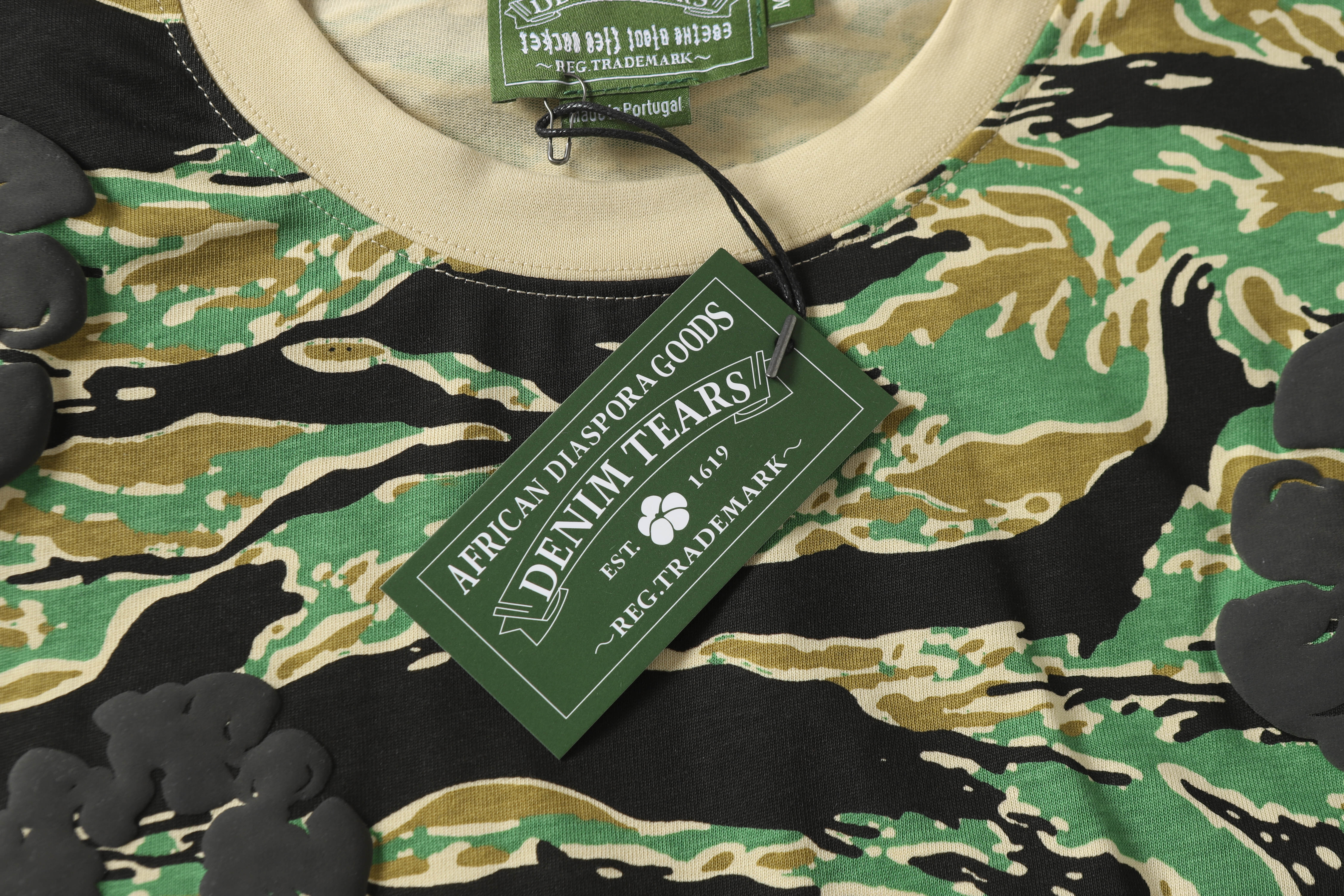 Denim Tears Short-Sleeve Set YL#208-8208 Camouflage Green