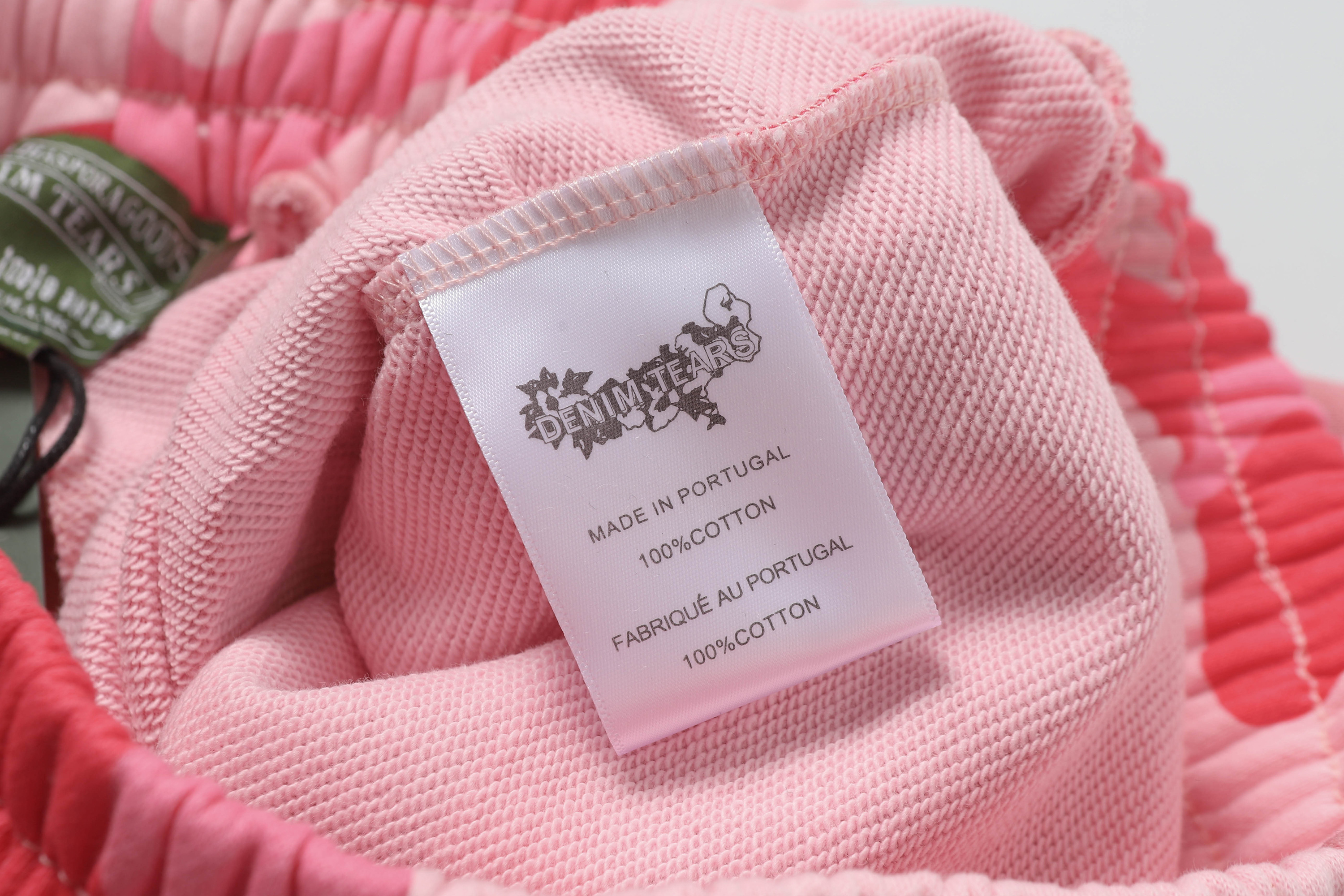 Denim Tears Short-Sleeve Set YL#208-8208 Camouflage Pink