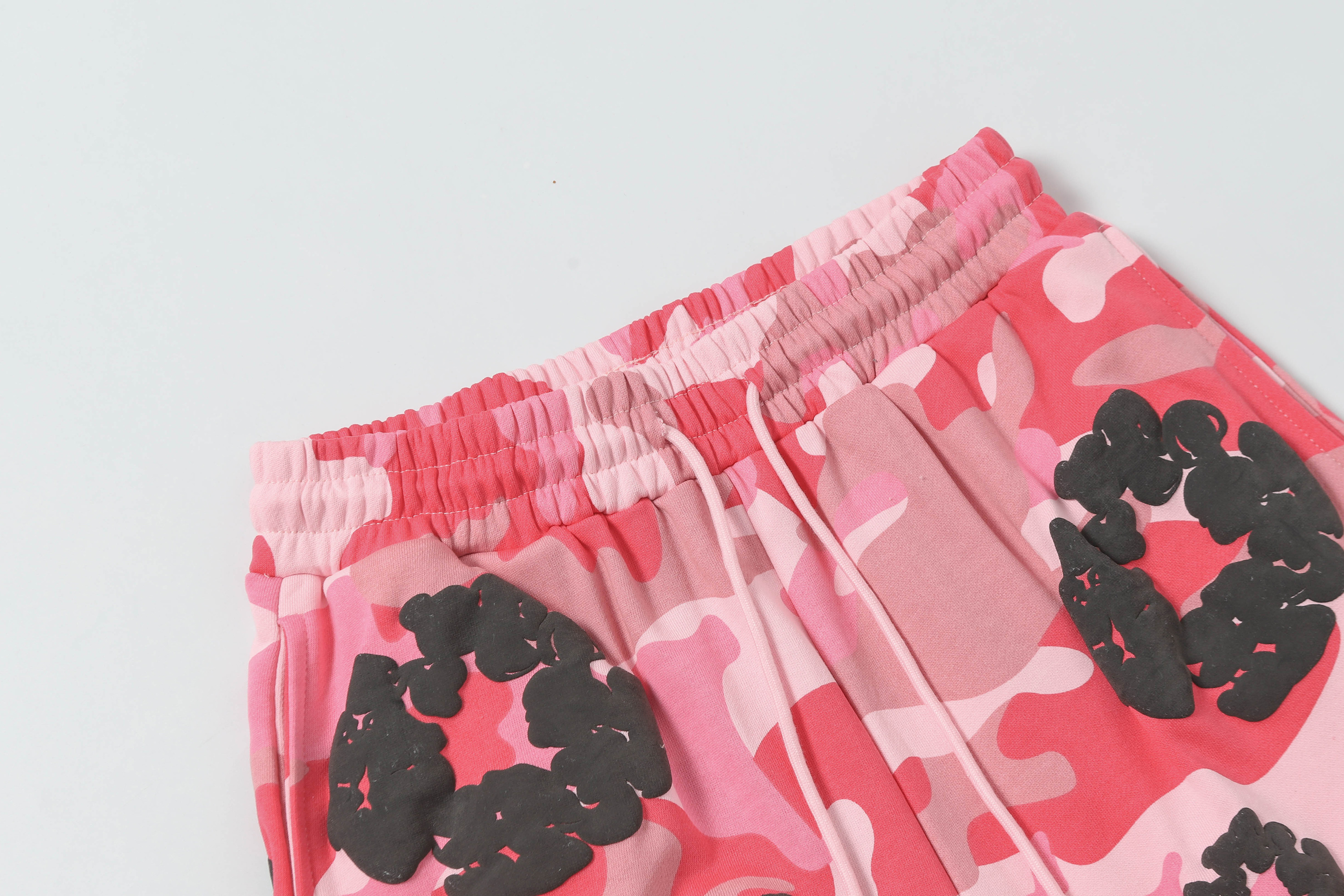 Denim Tears Short-Sleeve Set YL#208-8208 Camouflage Pink