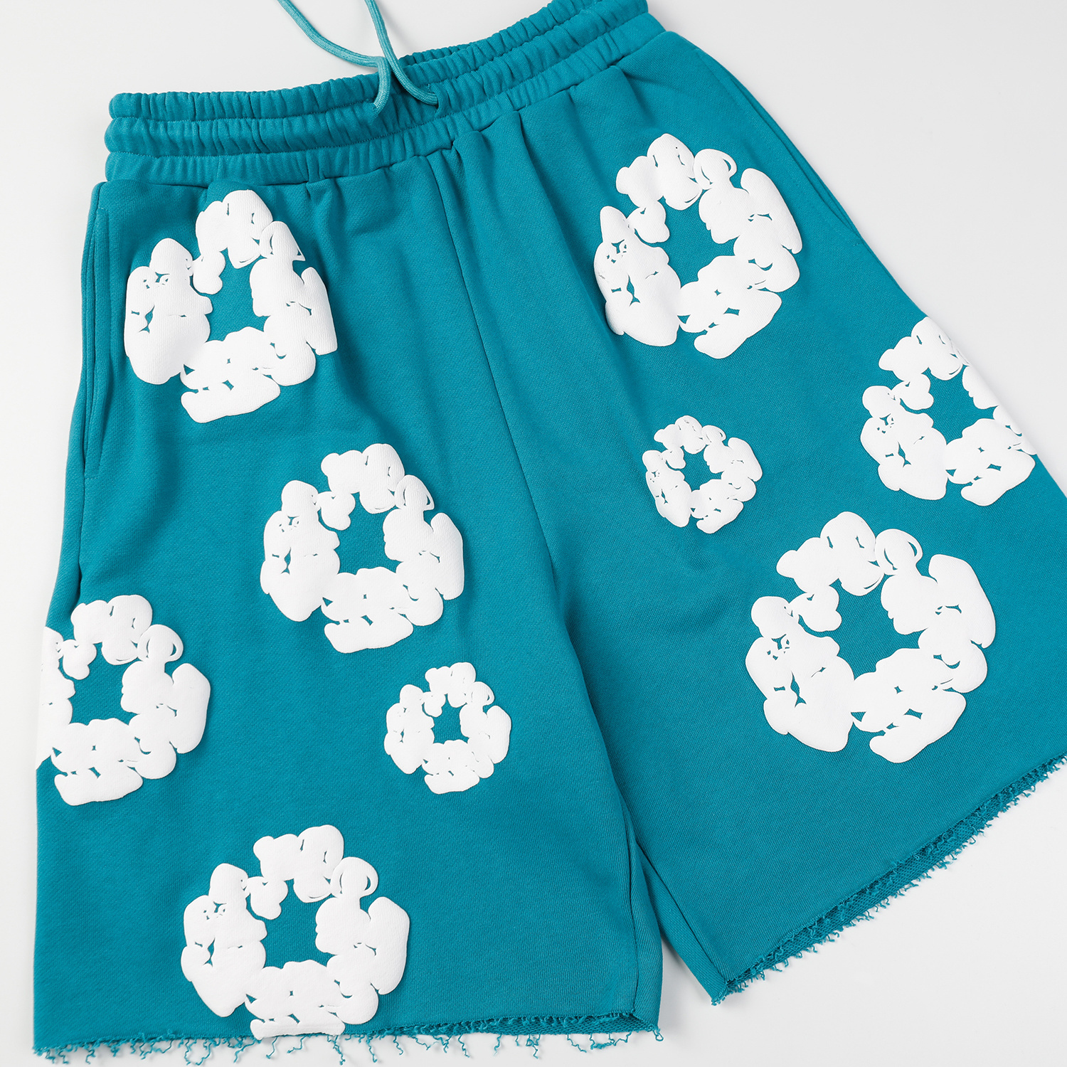 Denim Tears Short-Sleeve Set YL#291-8601 Lake Blue