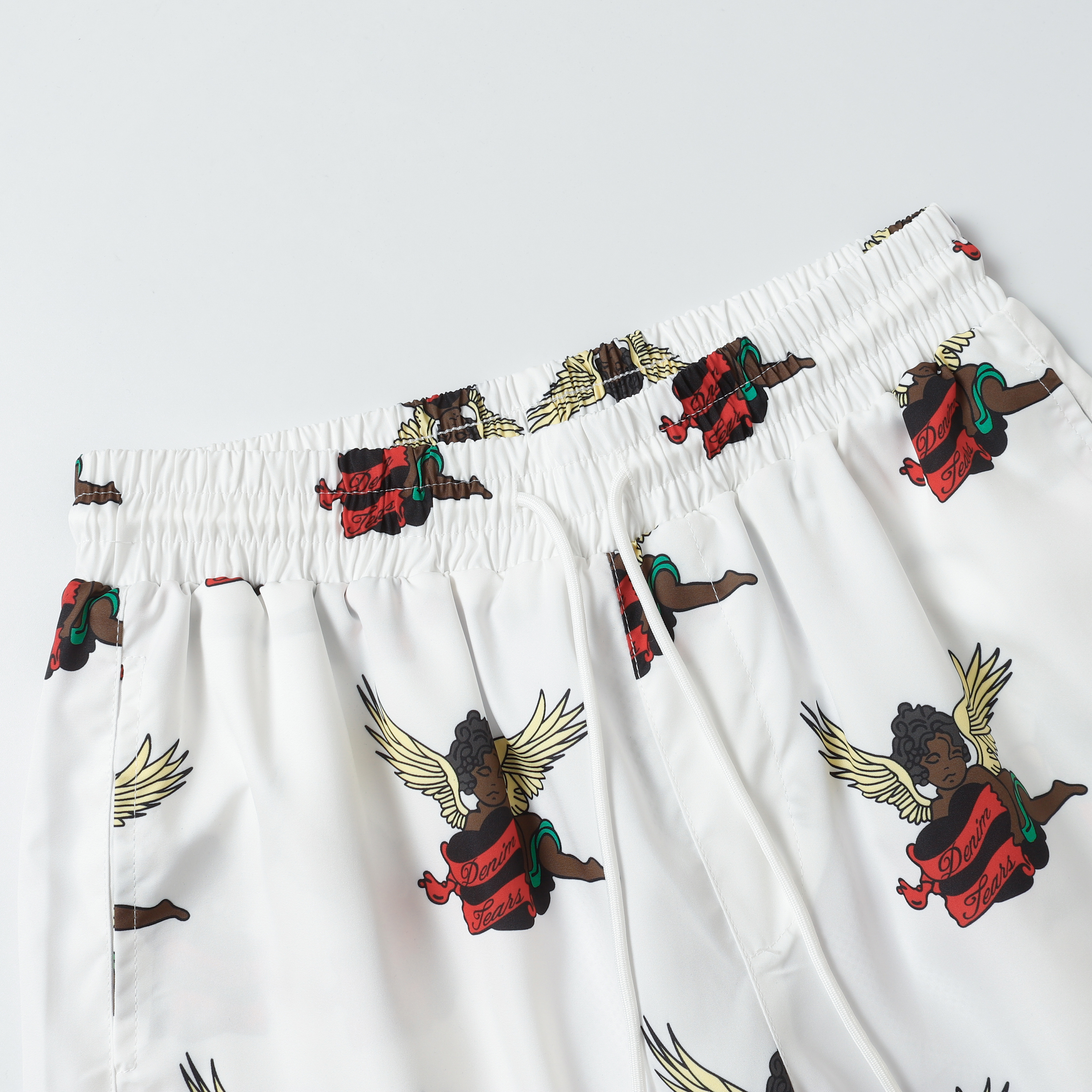 Denim Tears Short-Sleeve Set YL#382-8612 White