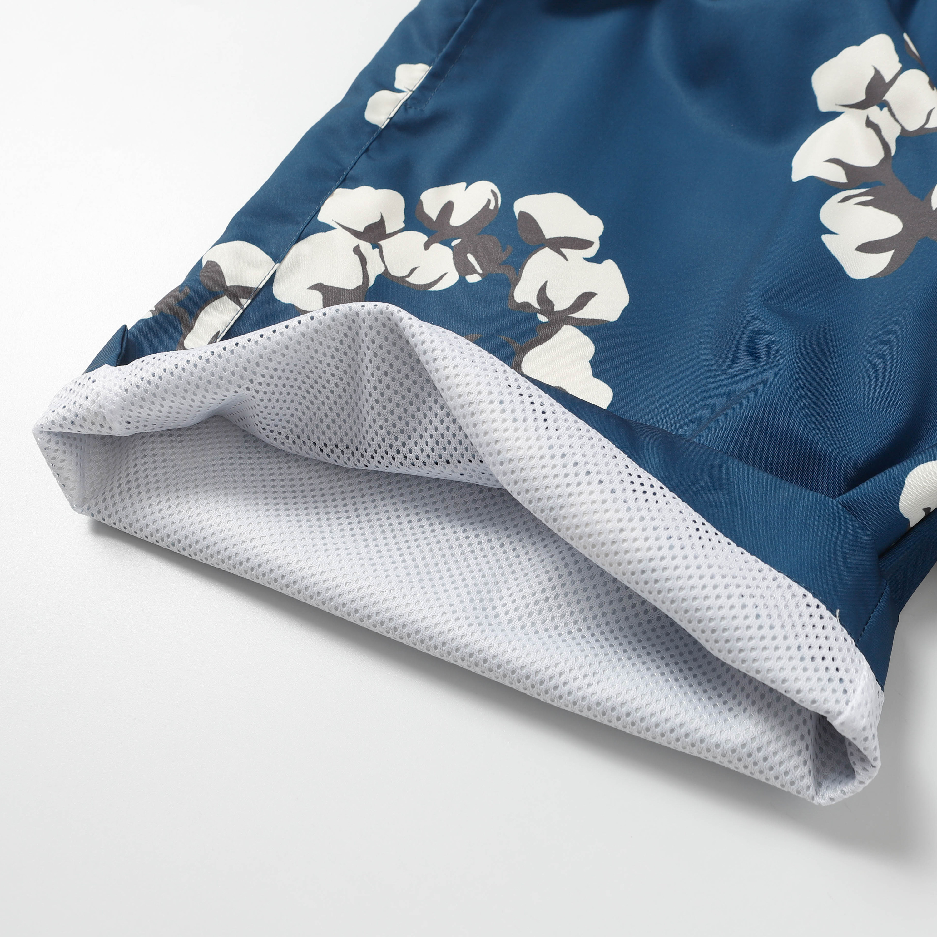 Denim Tears Short-Sleeve Set YL#385-8615 Peacock Blue