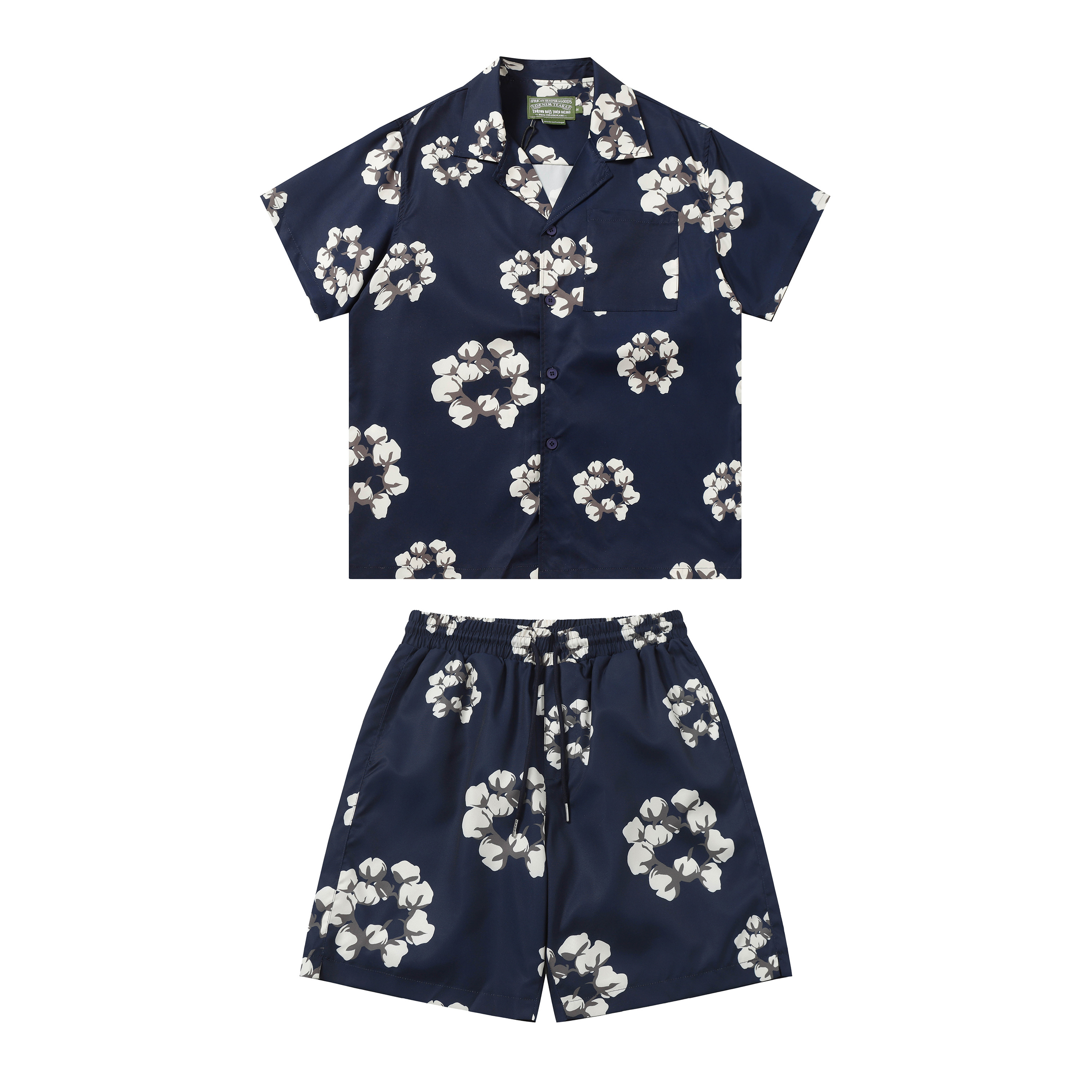 Denim Tears Short-Sleeve Set YL#385-8615 Royal Blue