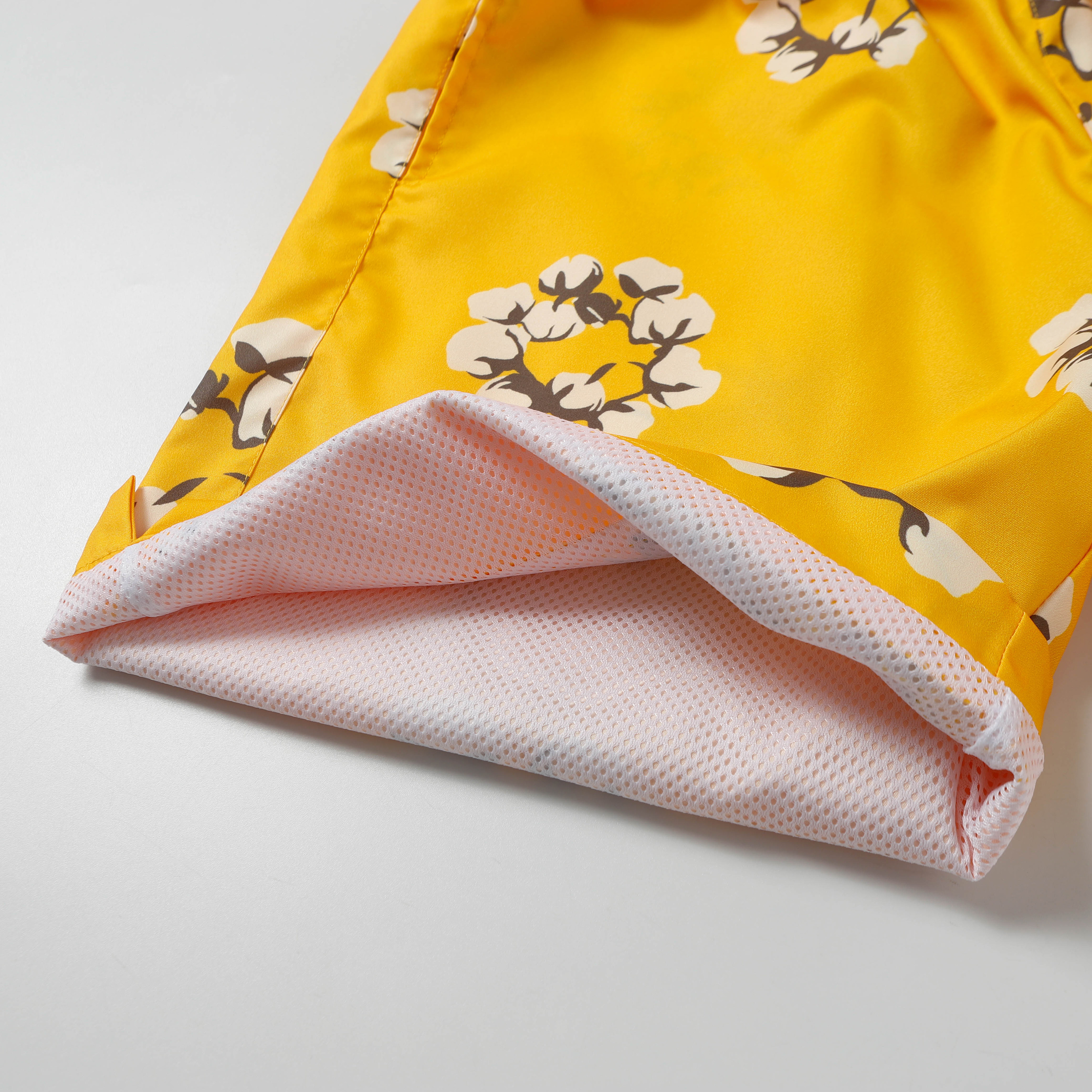 Denim Tears Short-Sleeve Set YL#385-8615 Yellow