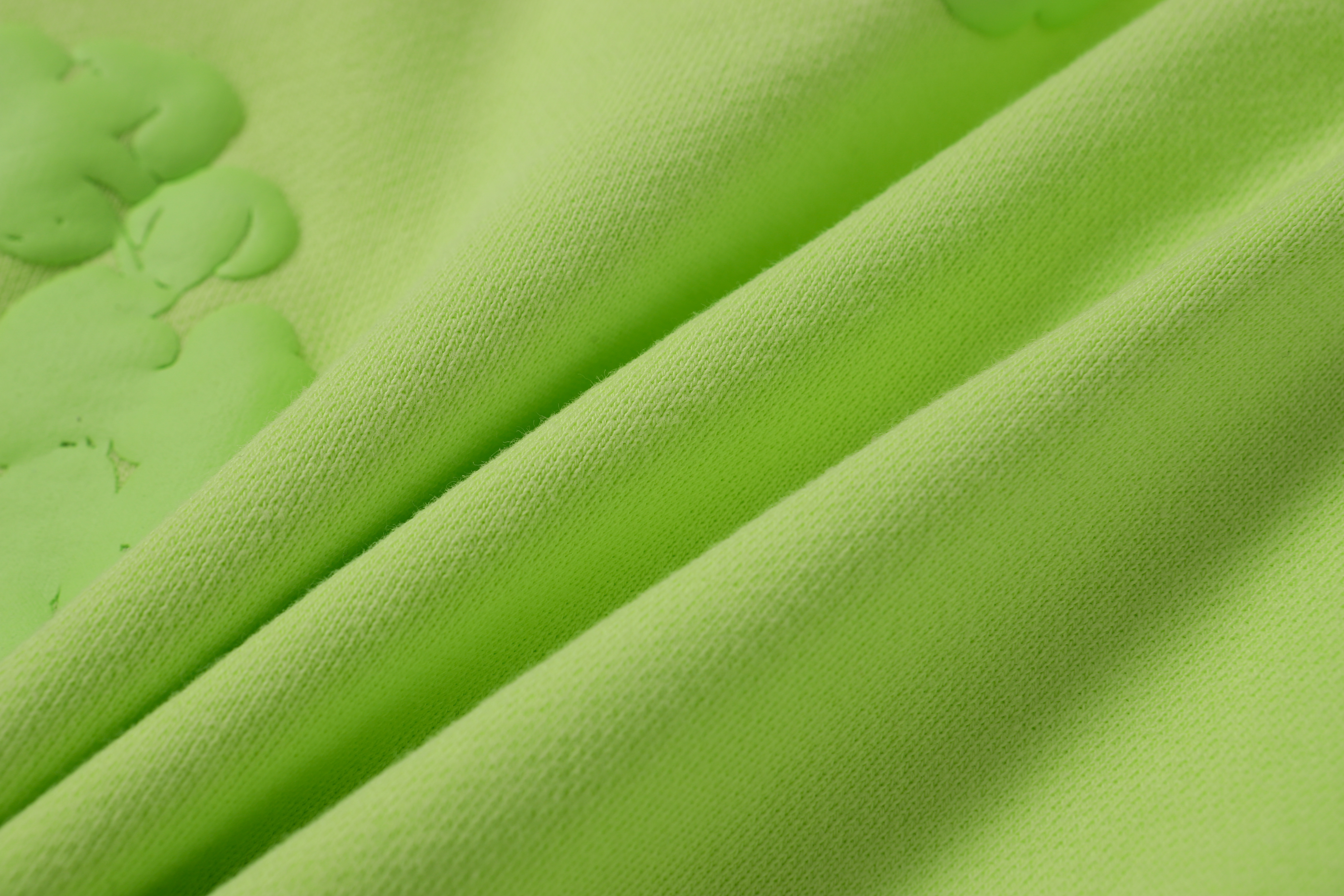 Denim Tears The Cotton Wreath Shorts YL#8623 Fluorescent Green