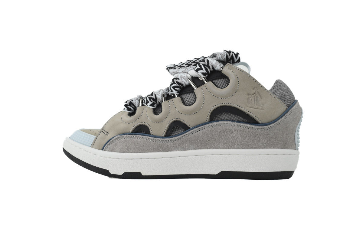 Lanvin Curb Sneakers Blue Gray