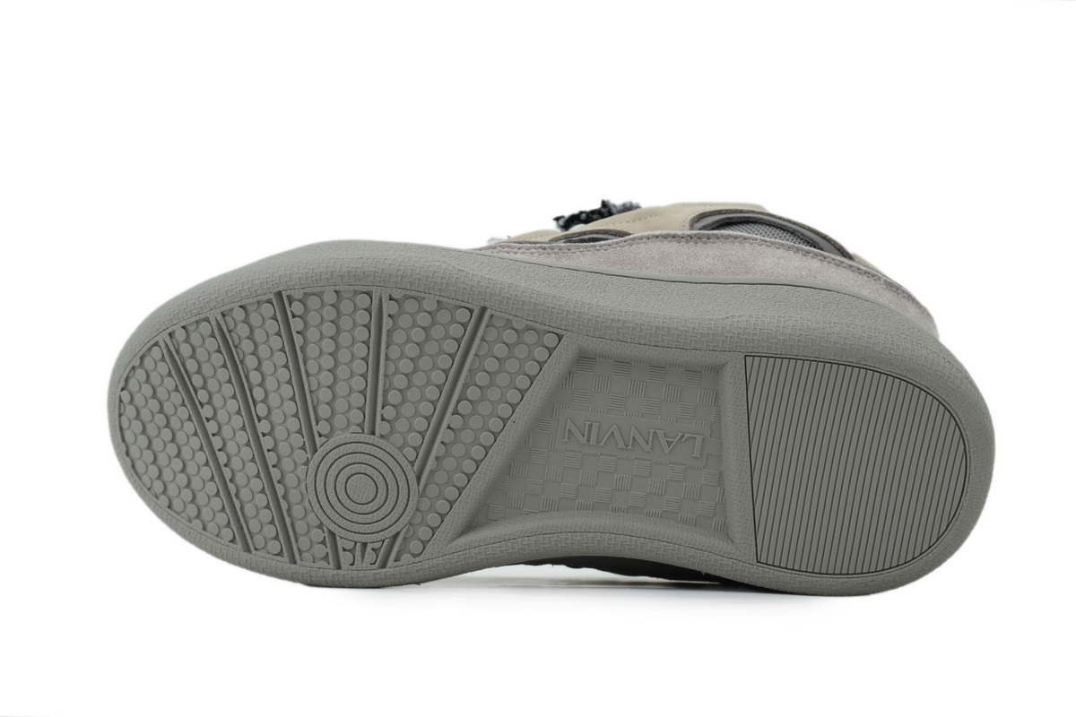 Lanvin Curb Sneakers Gray
