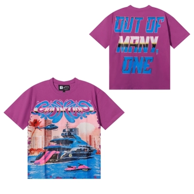 Godspeed Water Cruise T-Shirt #7077 Purple + Purple Brand Jeans YL#PU194 02