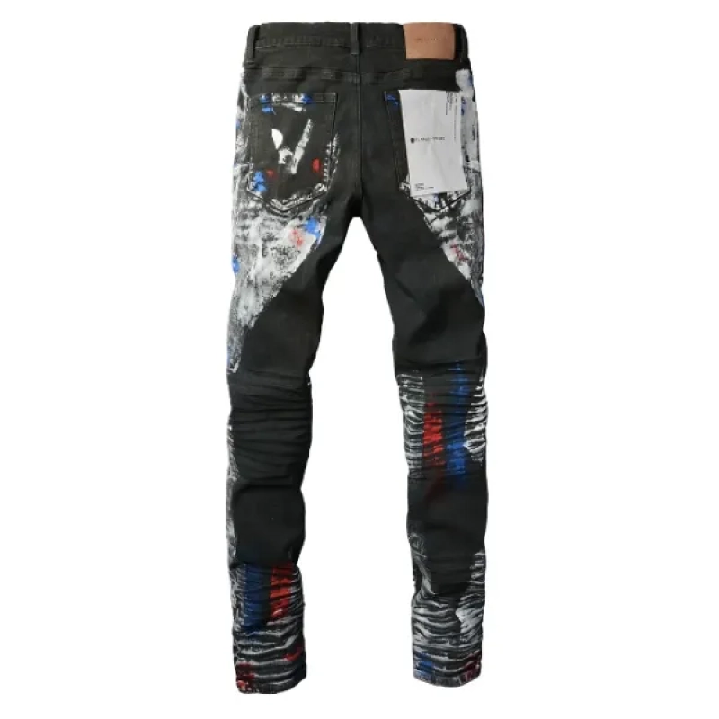 Hellstar T-shirt 503 + Purple Brand Fashion Jeans YZ072452