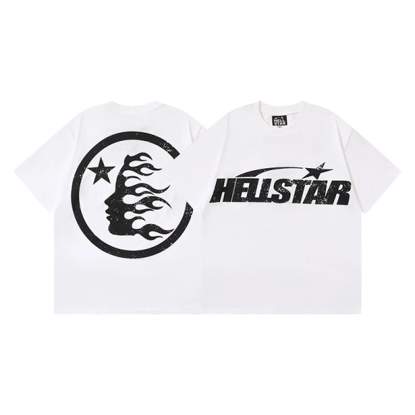【FLASH SALE】Hellstar T-shirt 503 + Purple Brand Jeans YL#PU827