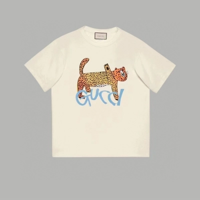 Gucci T-shirt YL#881 Black/Apricot 02