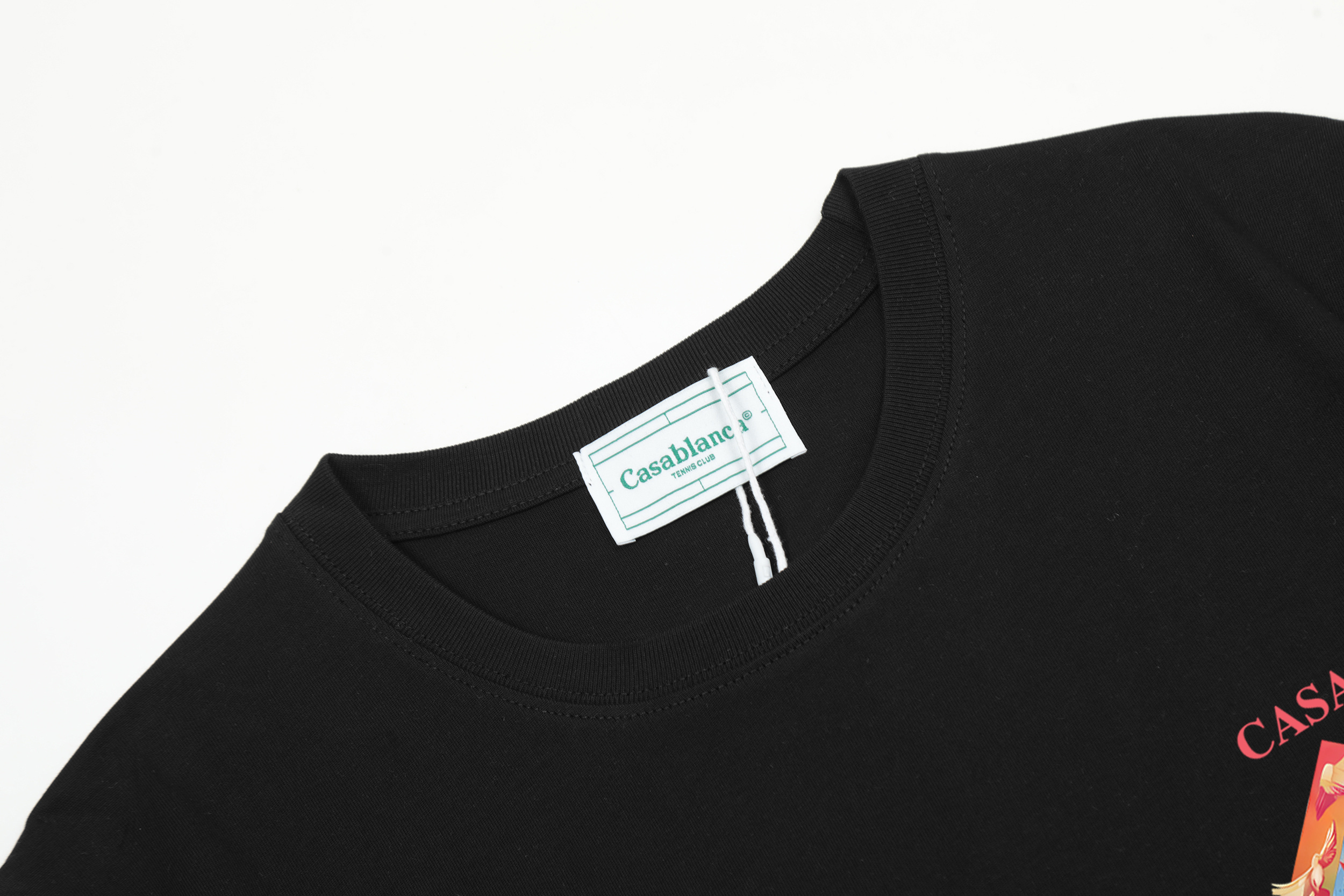 Casblanca T-shirt YL#C01 Black/White