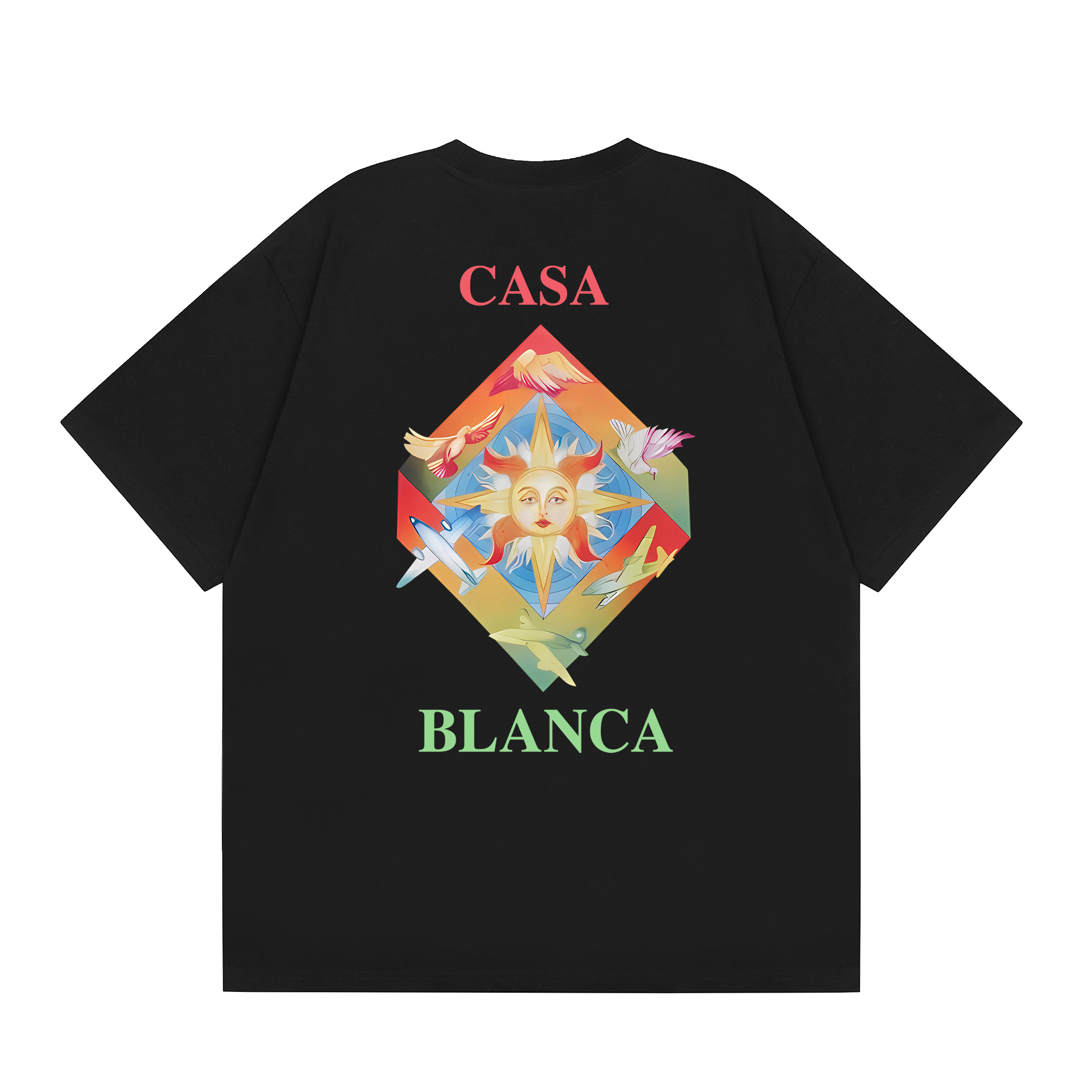 Casblanca T-shirt YL#C01 Black/White