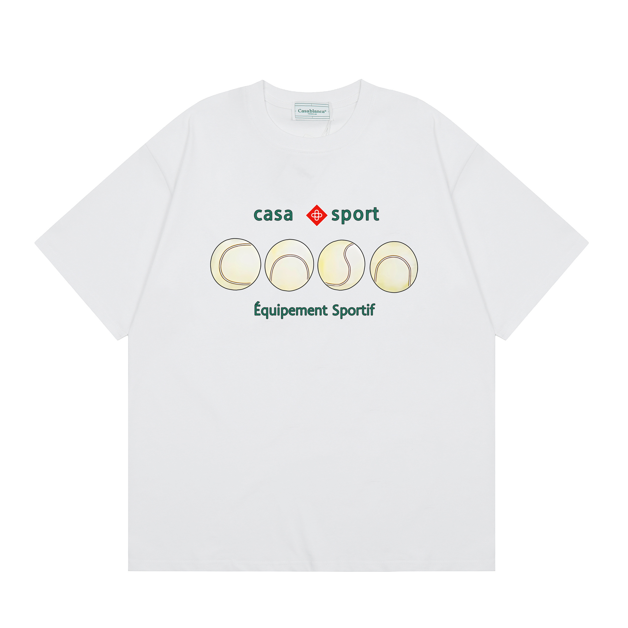 Casblanca T-shirt YL#C02 Black/White