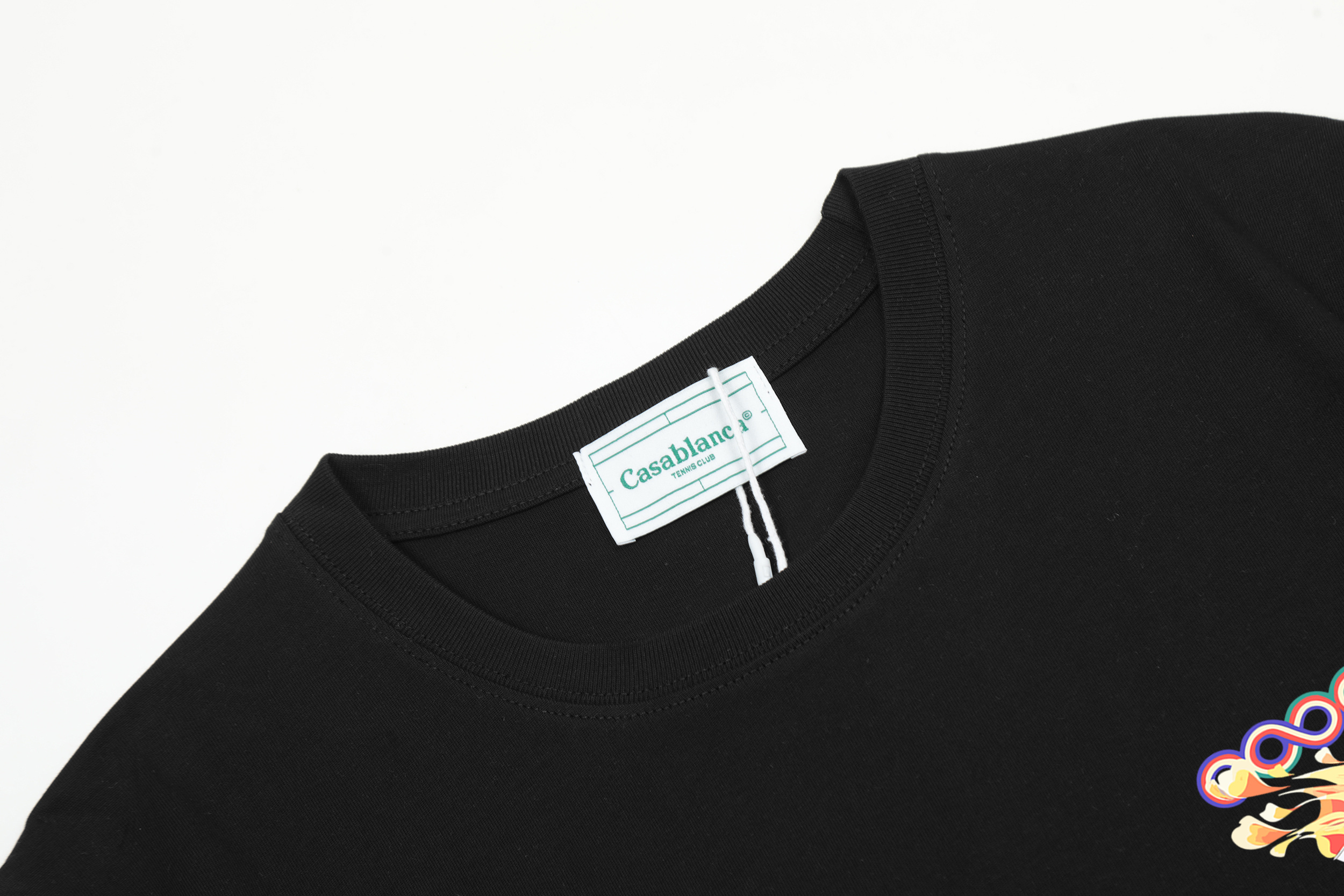 Casblanca T-shirt YL#C03 Black/White