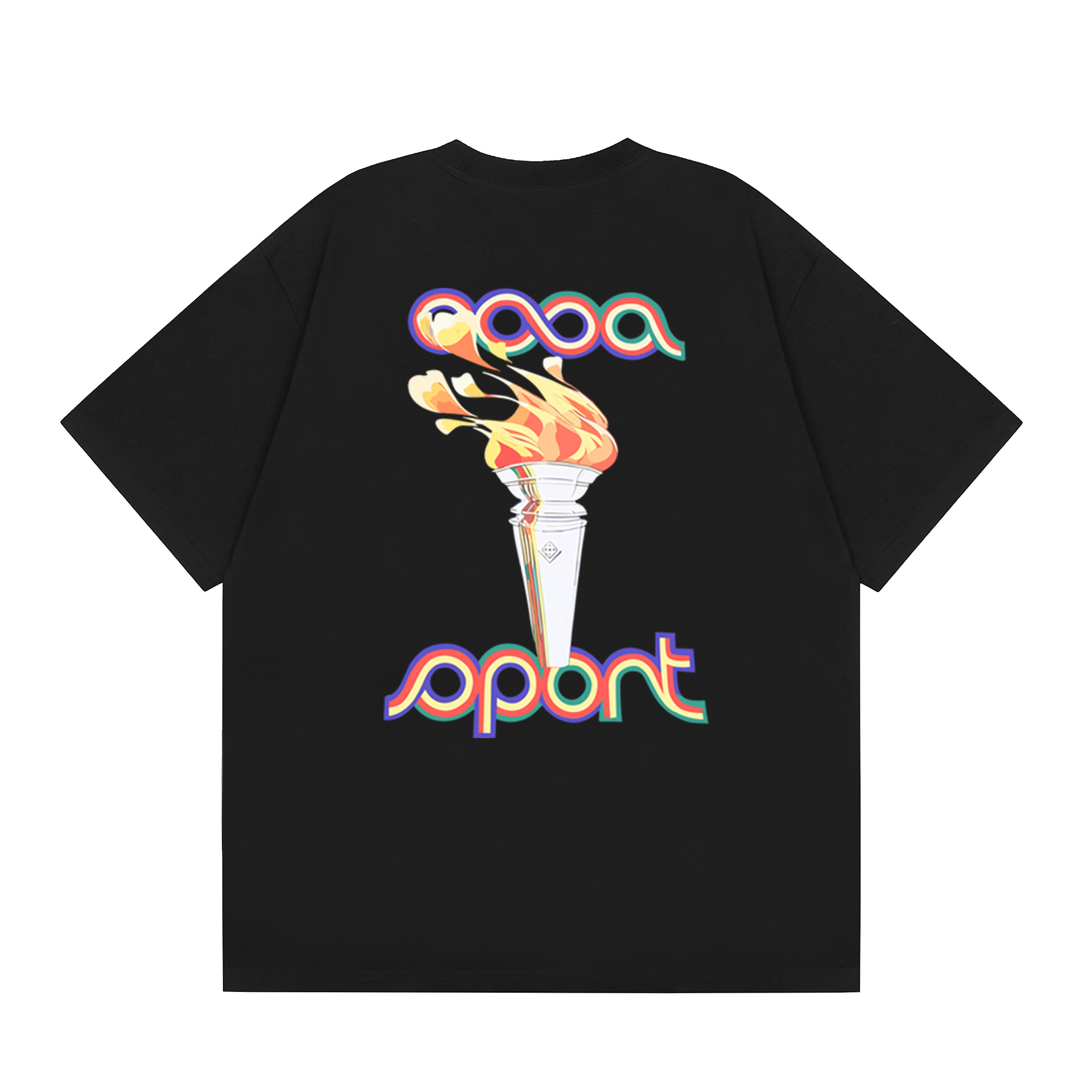 Casblanca T-shirt YL#C03 Black/White