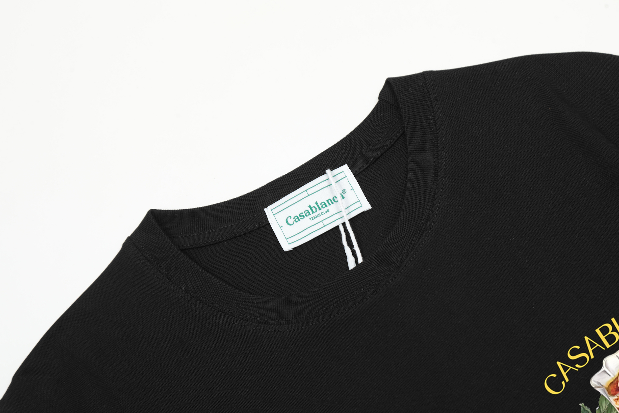 Casblanca T-shirt YL#C04 Black/White