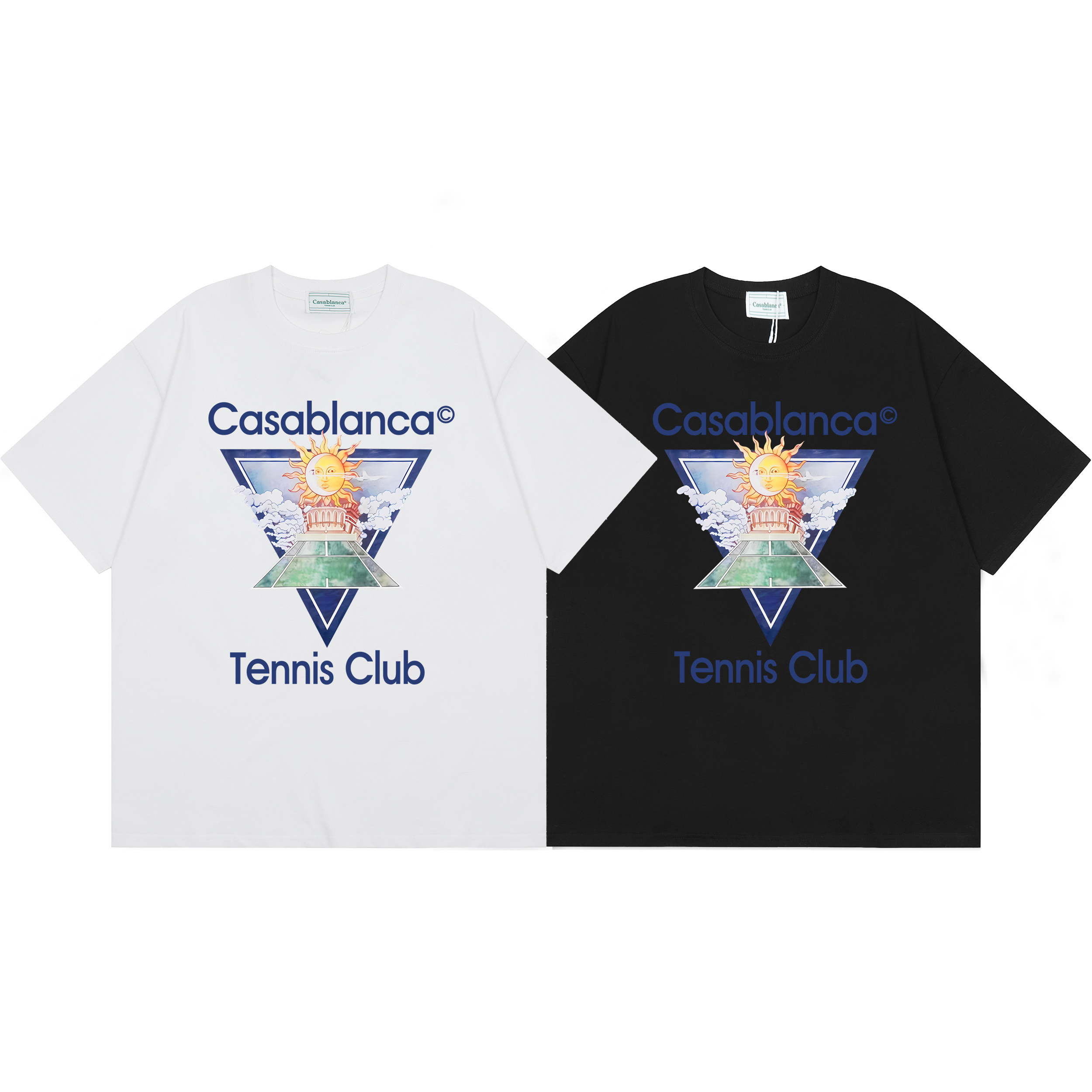 Casblanca T-shirt YL#C06 Black/White