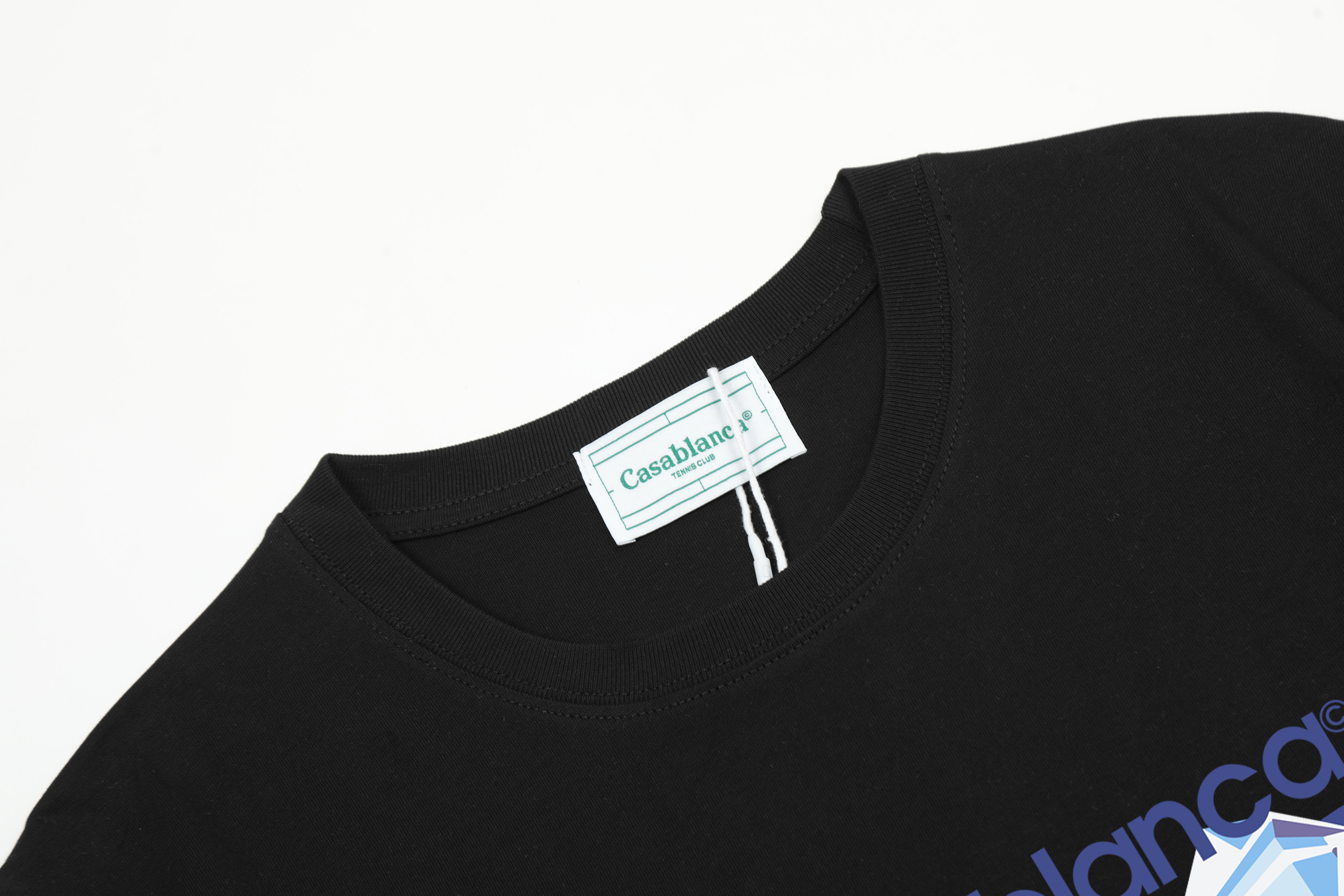 Casblanca T-shirt YL#C07 Black/White