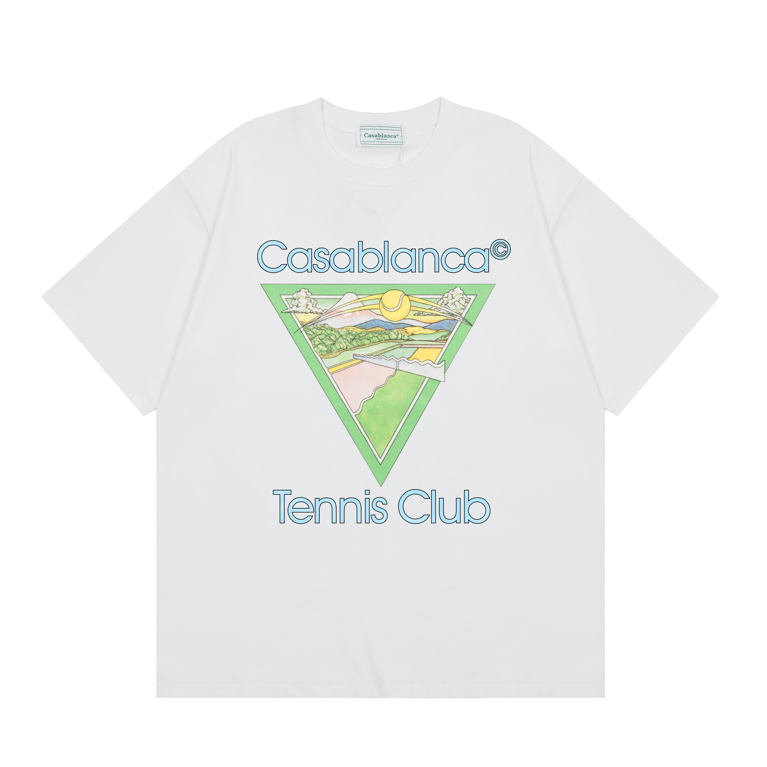Casblanca T-shirt YL#C08 Black/White