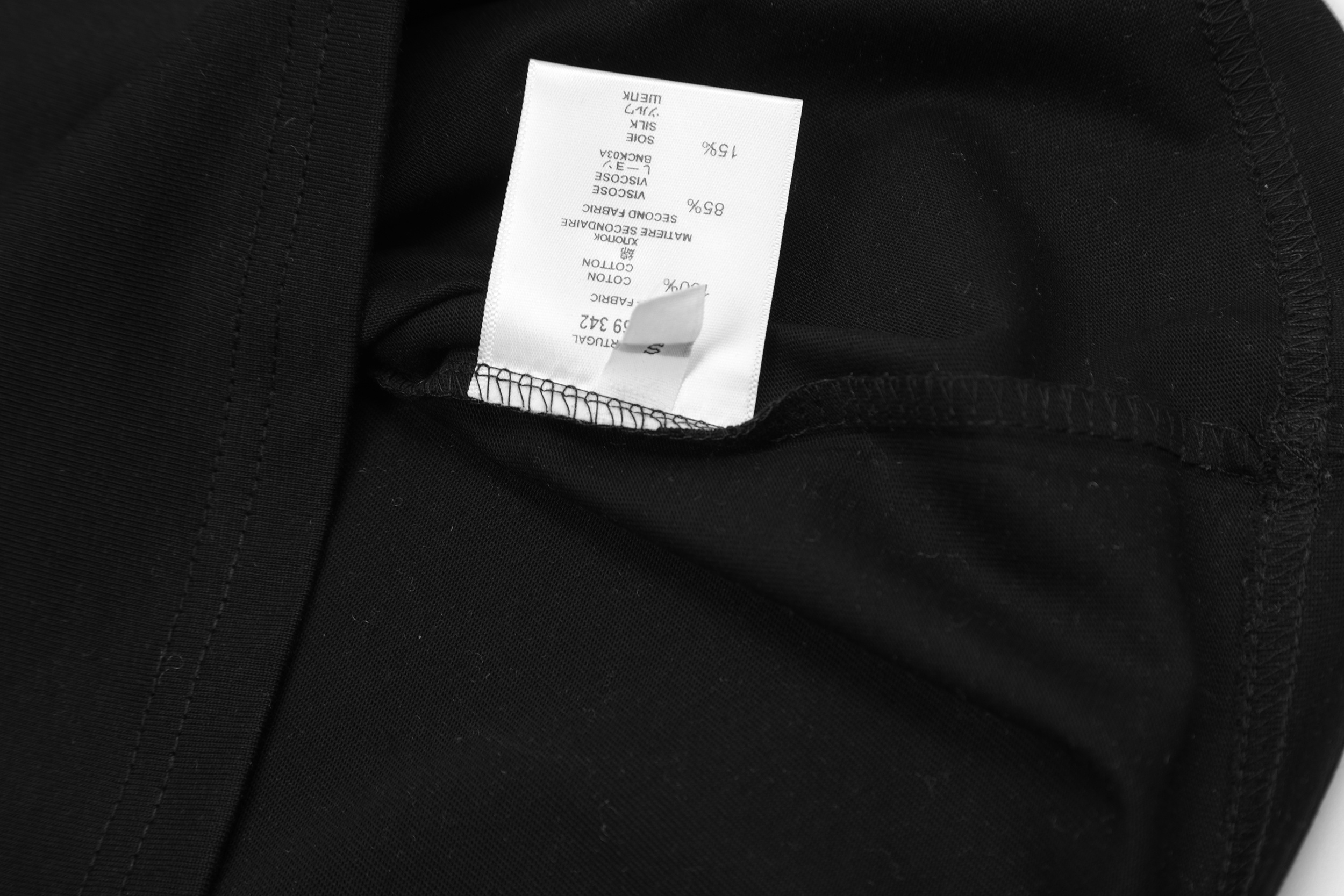 Casblanca T-shirt YL#C09 Black/White