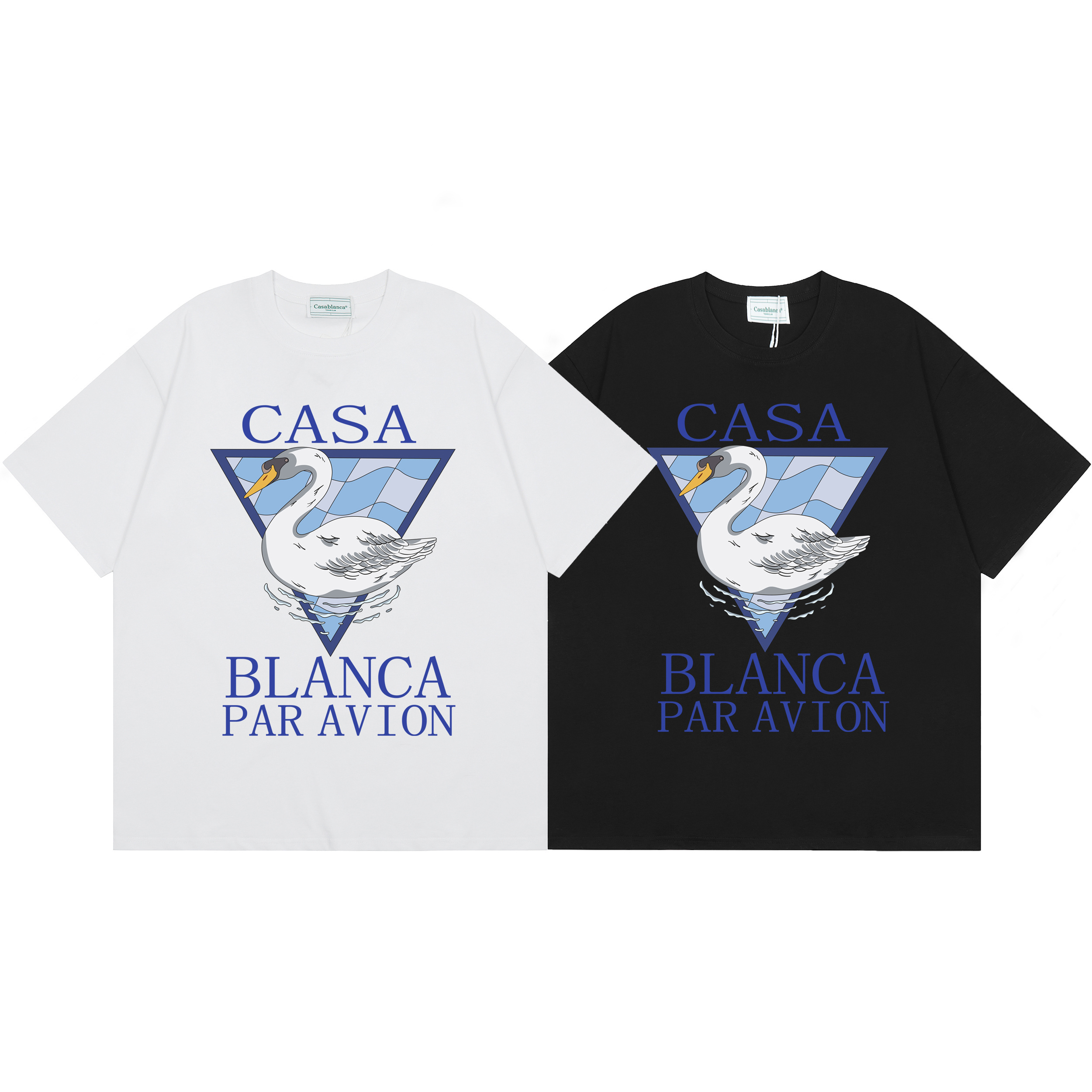 Casblanca T-shirt YL#C10 Black/White