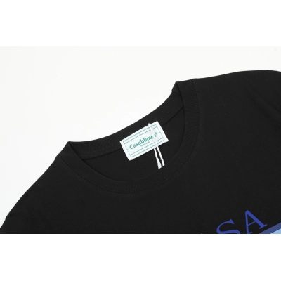 Casblanca T-shirt YL#C10 Black/White 02