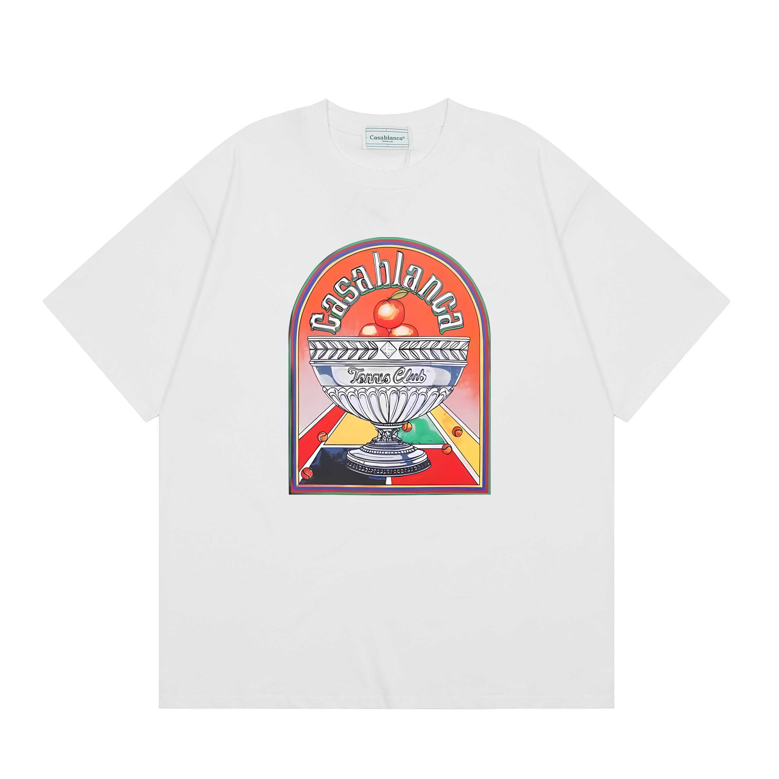 Casblanca T-shirt YL#C11 Black/White