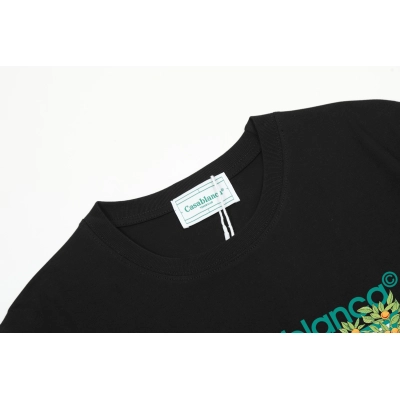 Casblanca T-shirt YL#C12 Black/White 02