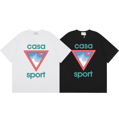 Casblanca T-shirt YL#C15 Black/White 01