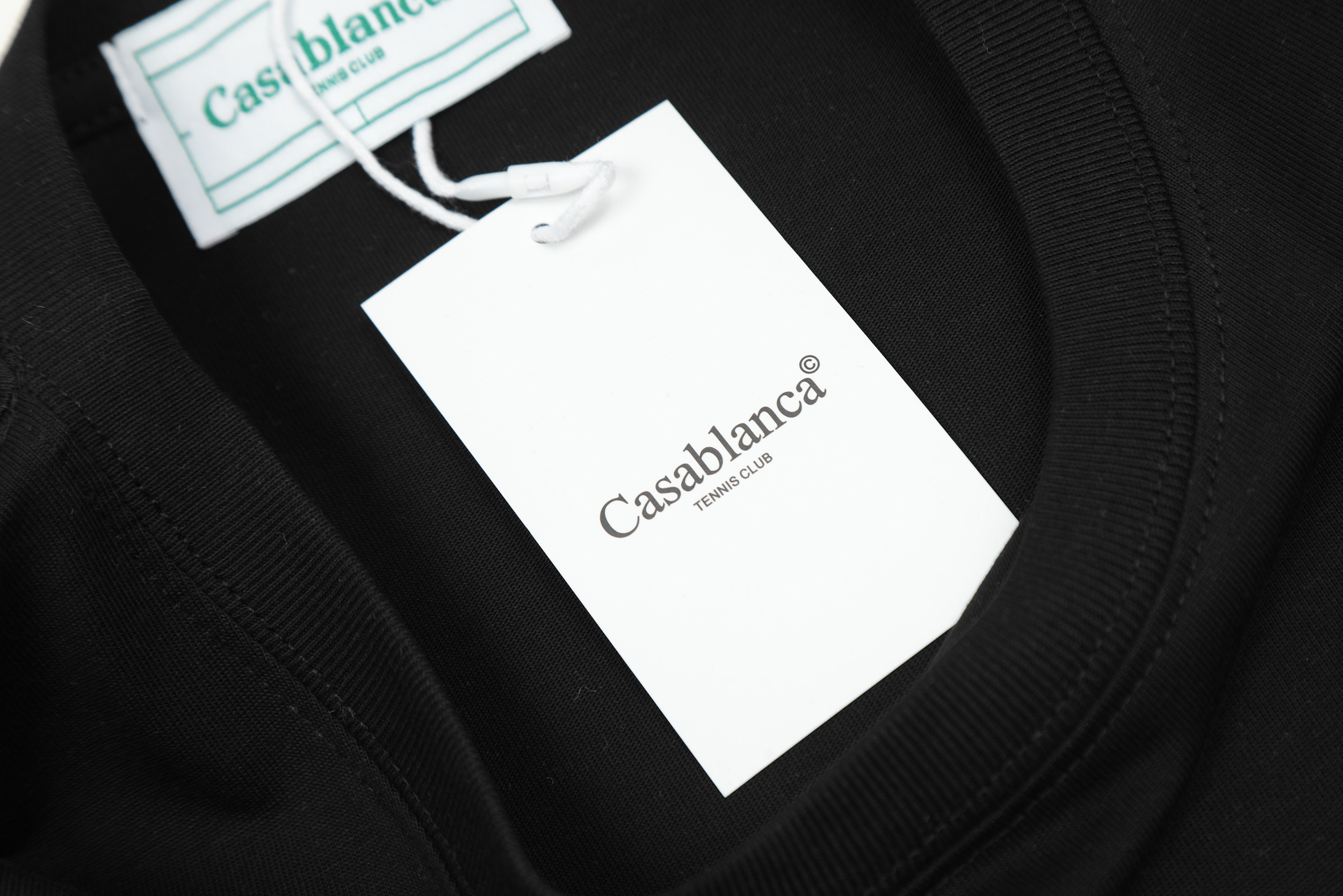 Casblanca T-shirt YL#C15 Black/White