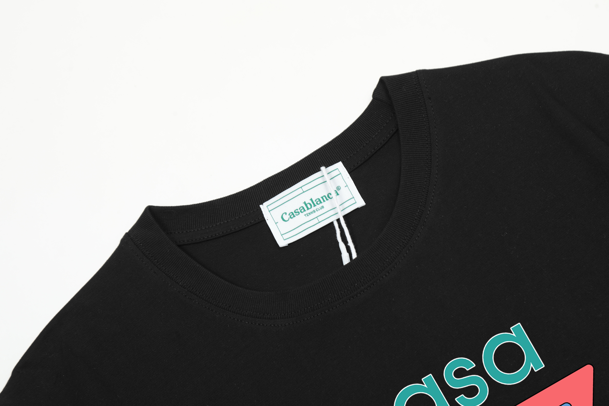 Casblanca T-shirt YL#C15 Black/White