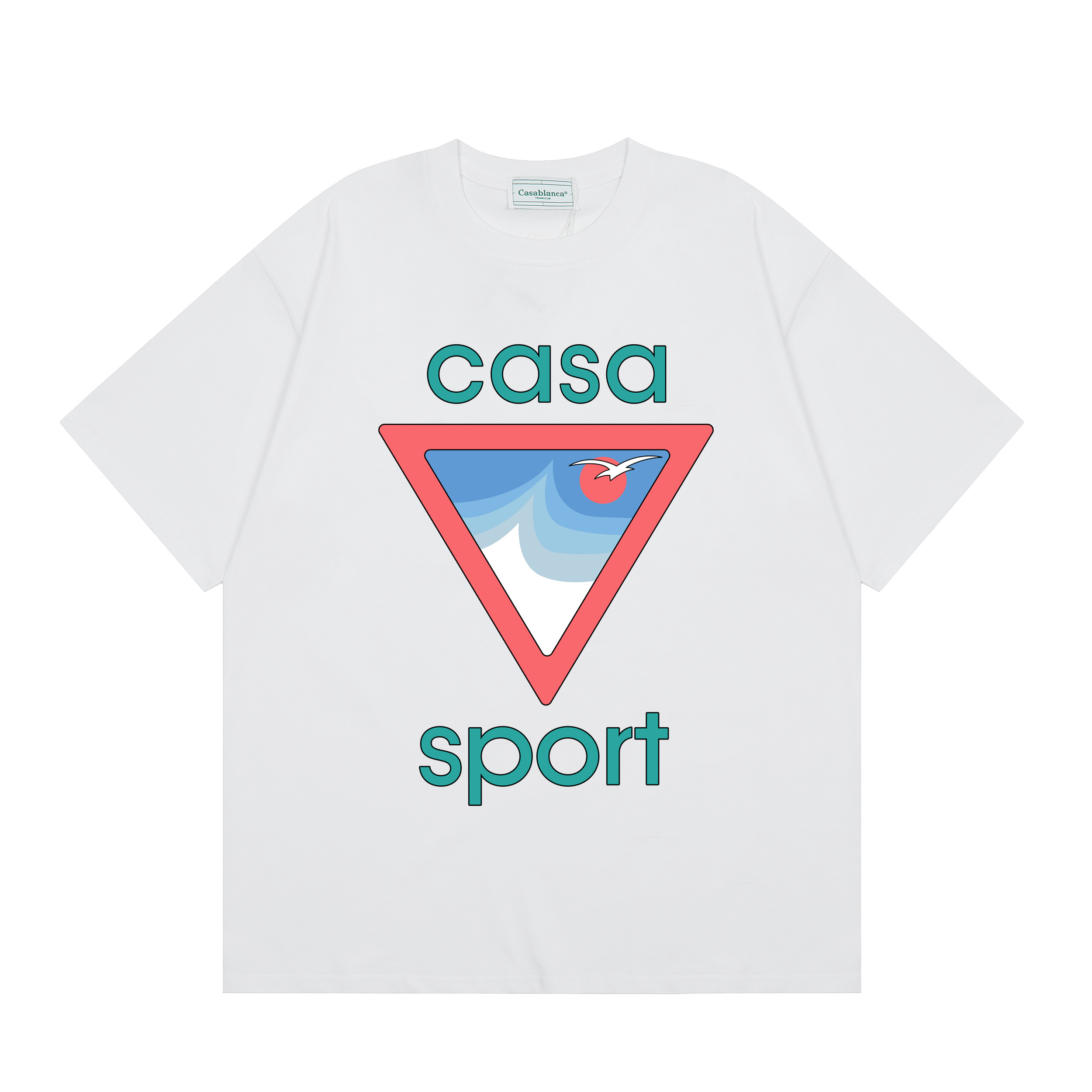 Casblanca T-shirt YL#C15 Black/White