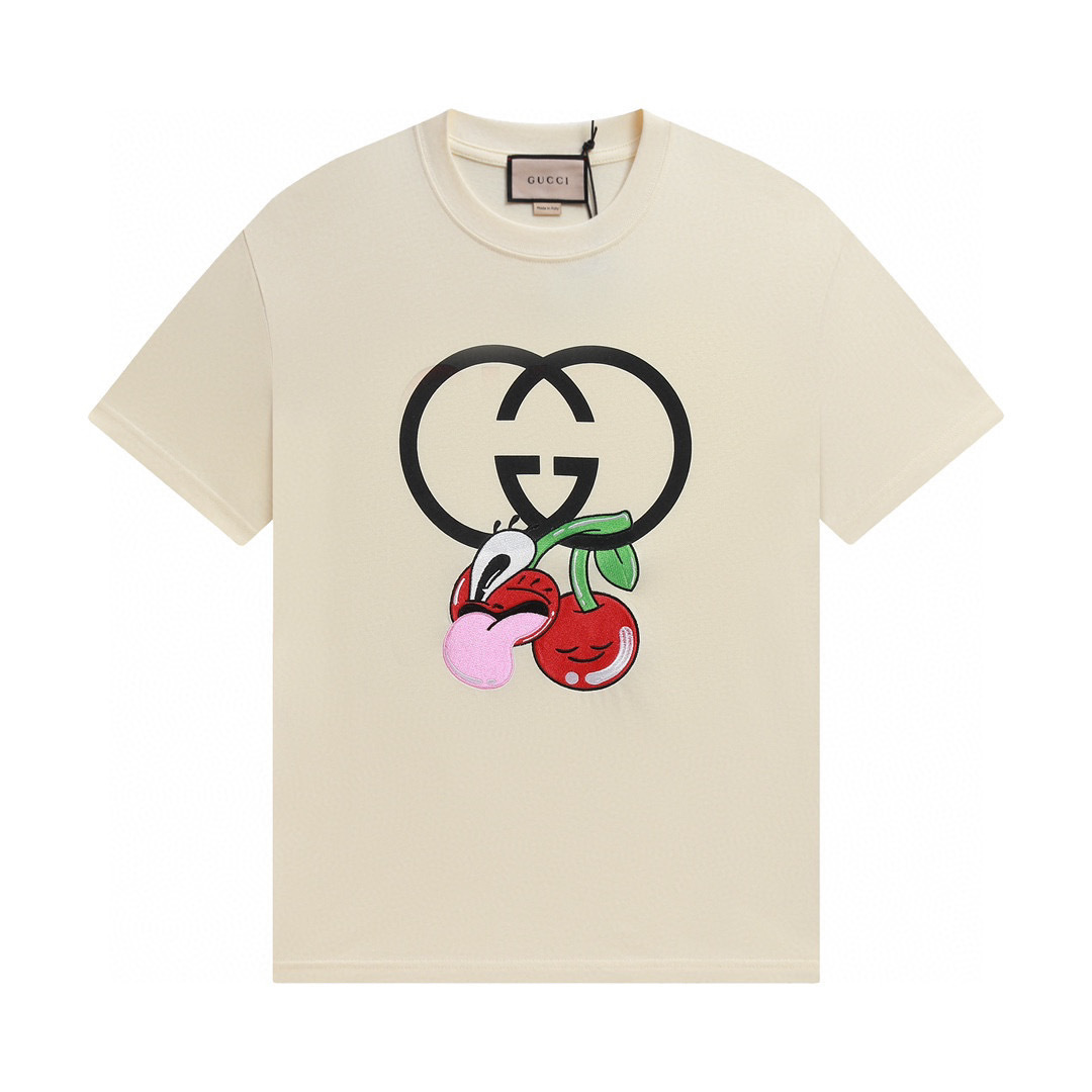 Gucci T-shirt YL#880 Apricot