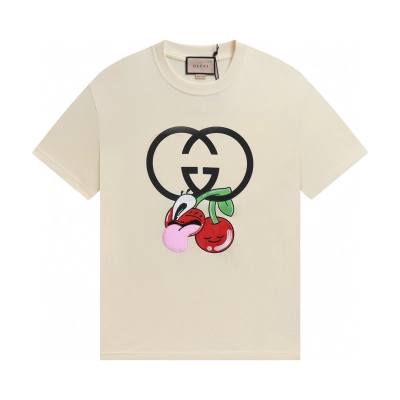 Gucci T-shirt YL#880 Apricot 01