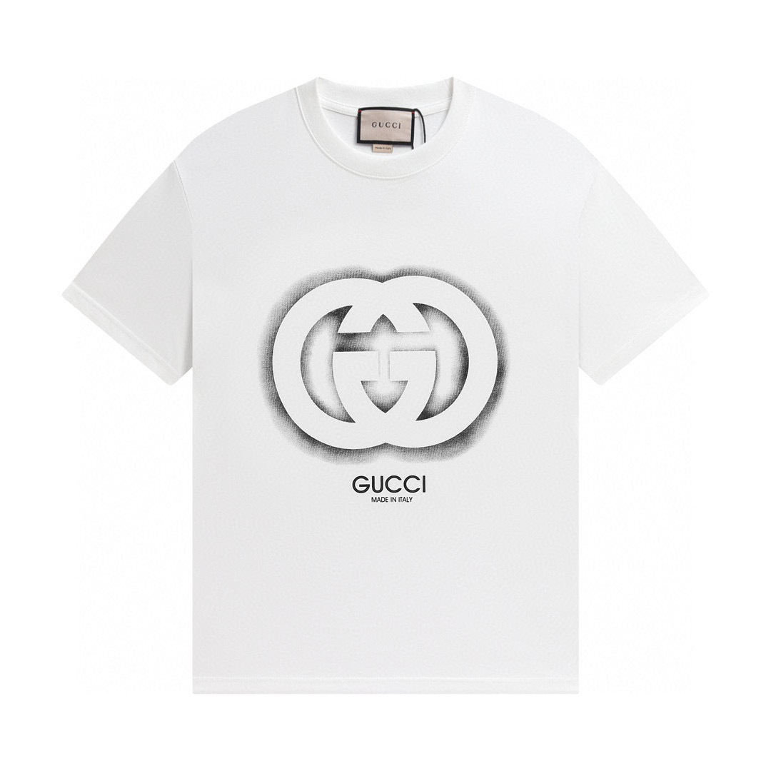 Gucci T-shirt YL#849 Black/White