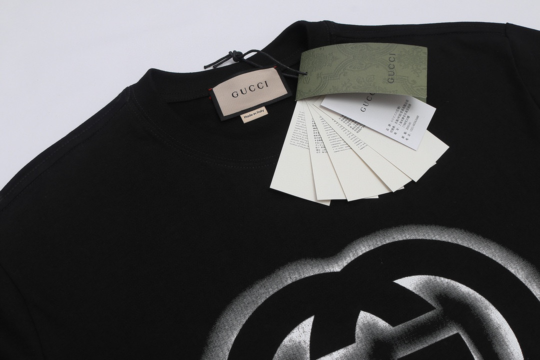 Gucci T-shirt YL#849 Black/White